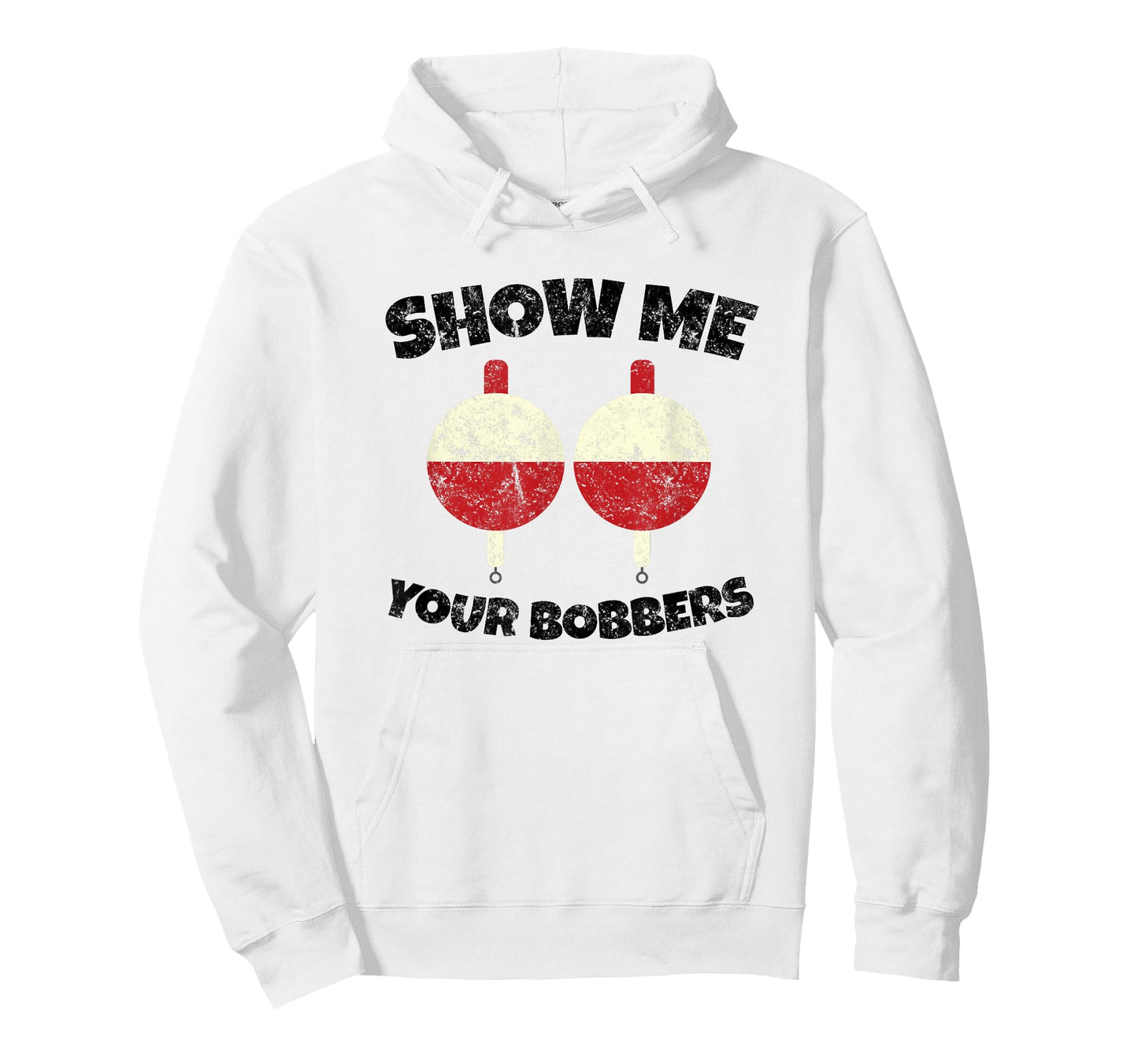 Vintage Show Me Your Bobbers Fishing Humor T-Shirt T-Shirt