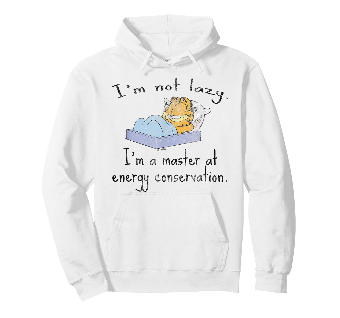 Garfield I'm Not Lazy Energy Conservation Cartoon Cat T-Shirt