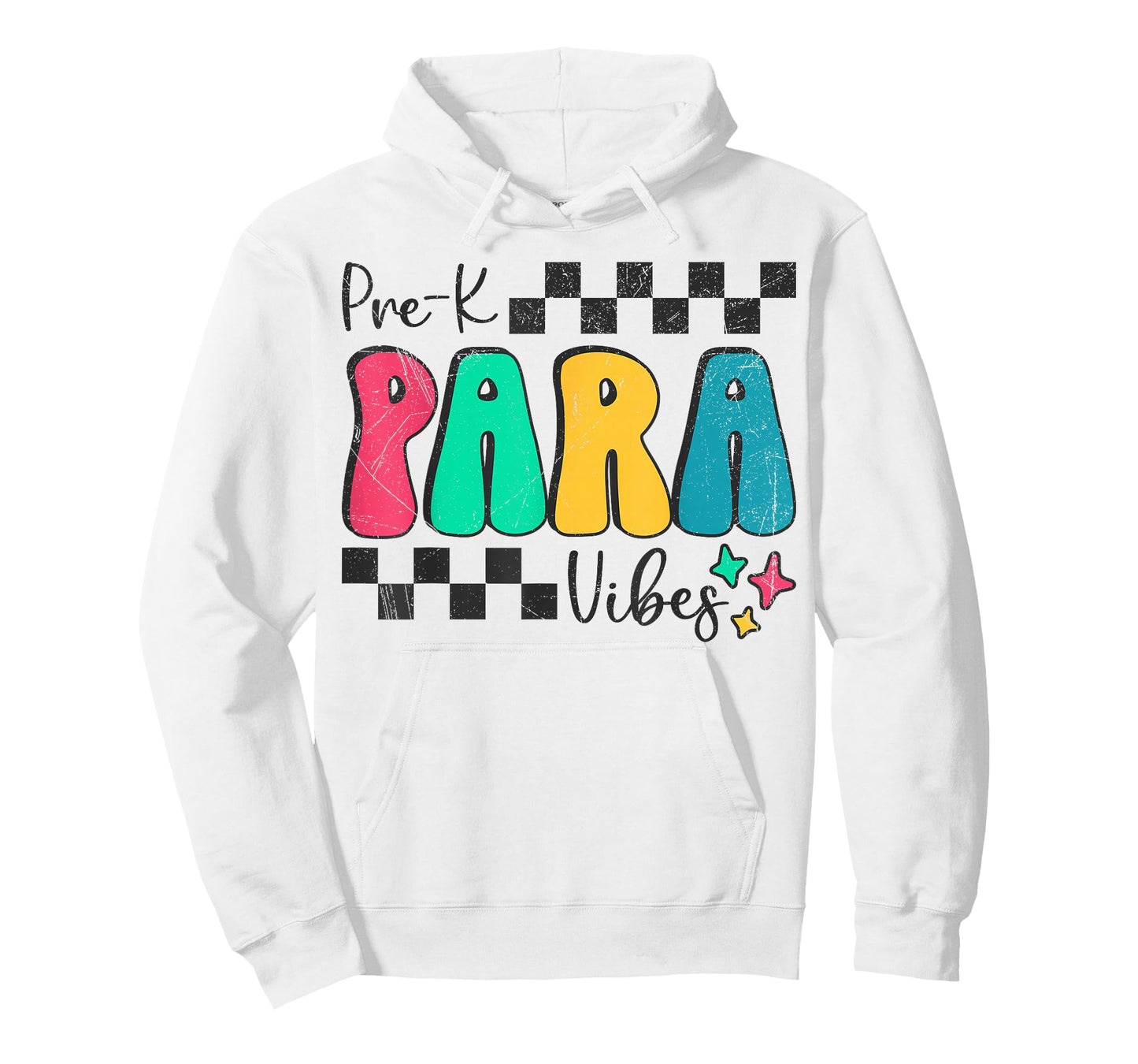 Pre-K Paraprofessional Teacher Back to School Vibes T-Shirt