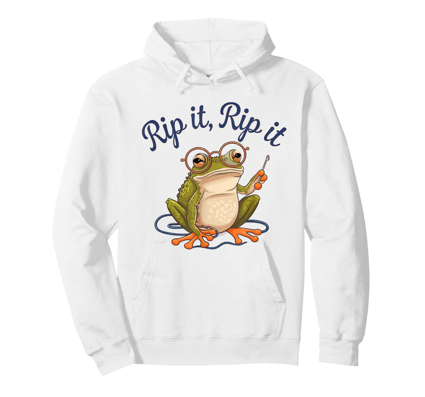 Crochet Frog Yarn Knitting Crafting Hobby Frogging Rip It T-Shirt