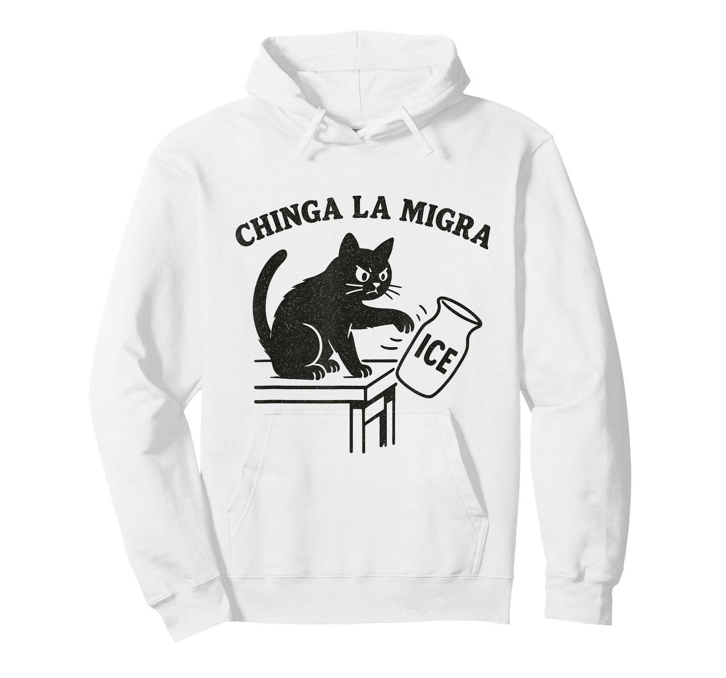 Chinga La Migra Funny Cat T-Shirt