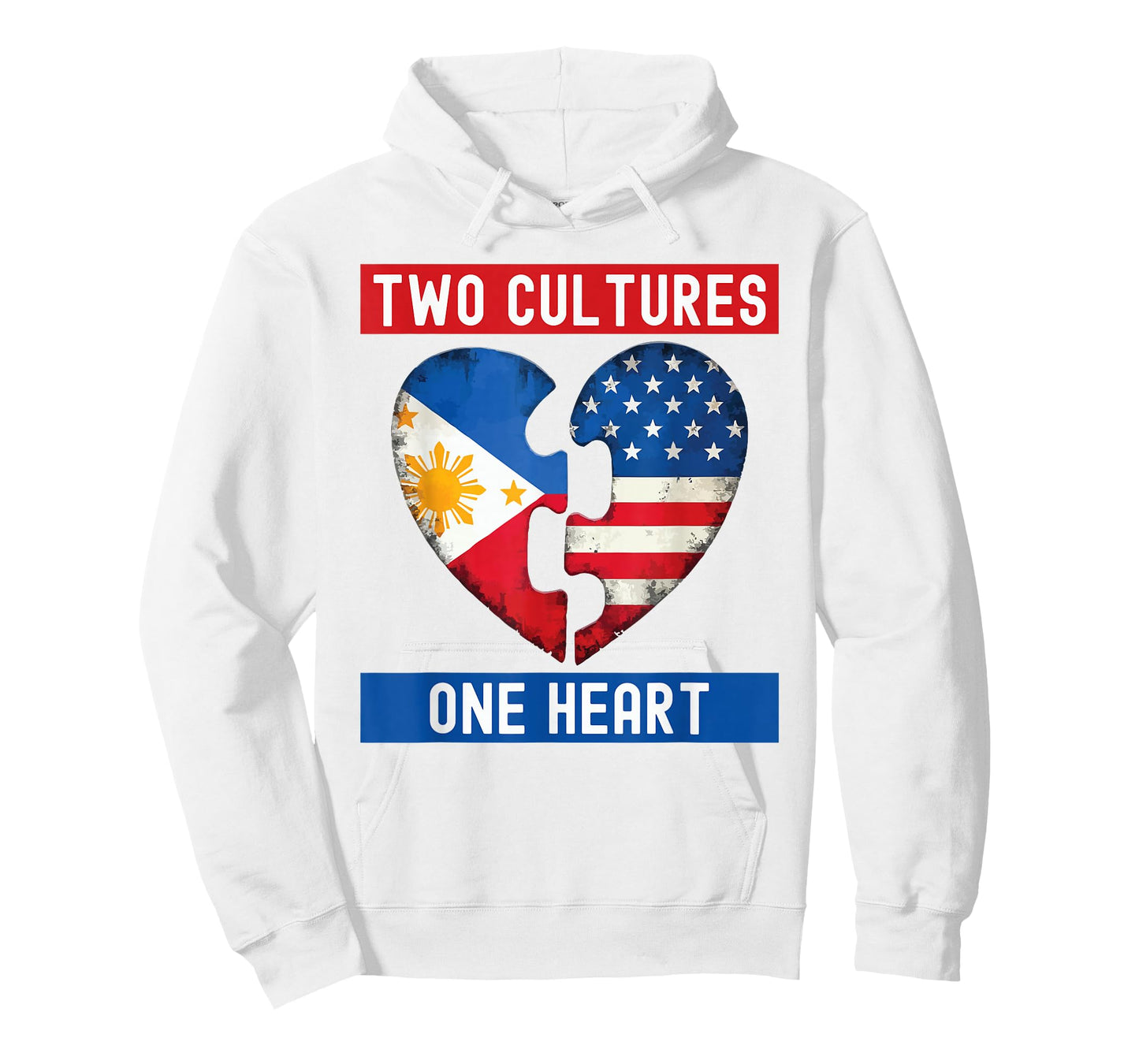 Half Filipino Half American USA Flag Filipino American T-Shirt