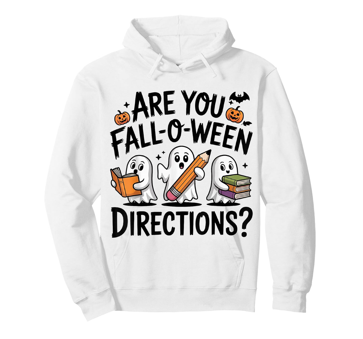 are You Fall O Ween Directions Halloween Teacher Ghosts T-Shirt