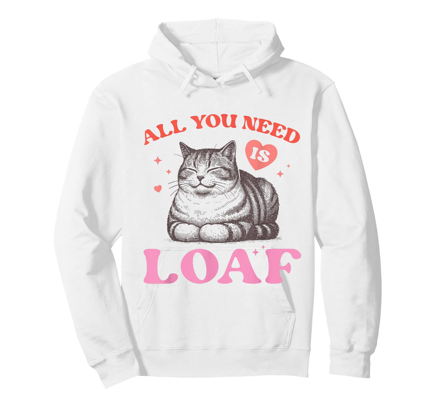 Funny Cat Meme All You Need Is Loaf Cute Retro Cat Men Women T-Shirt