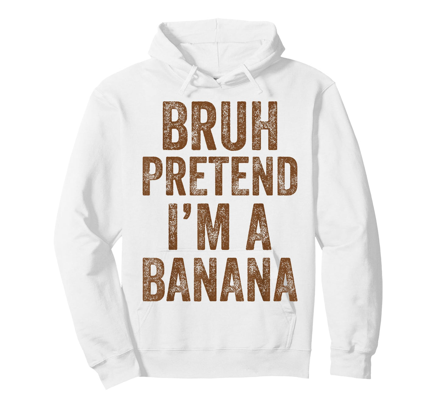 Halloween Bruh Pretend I'm A Banana Costume Women Kids Men T-Shirt