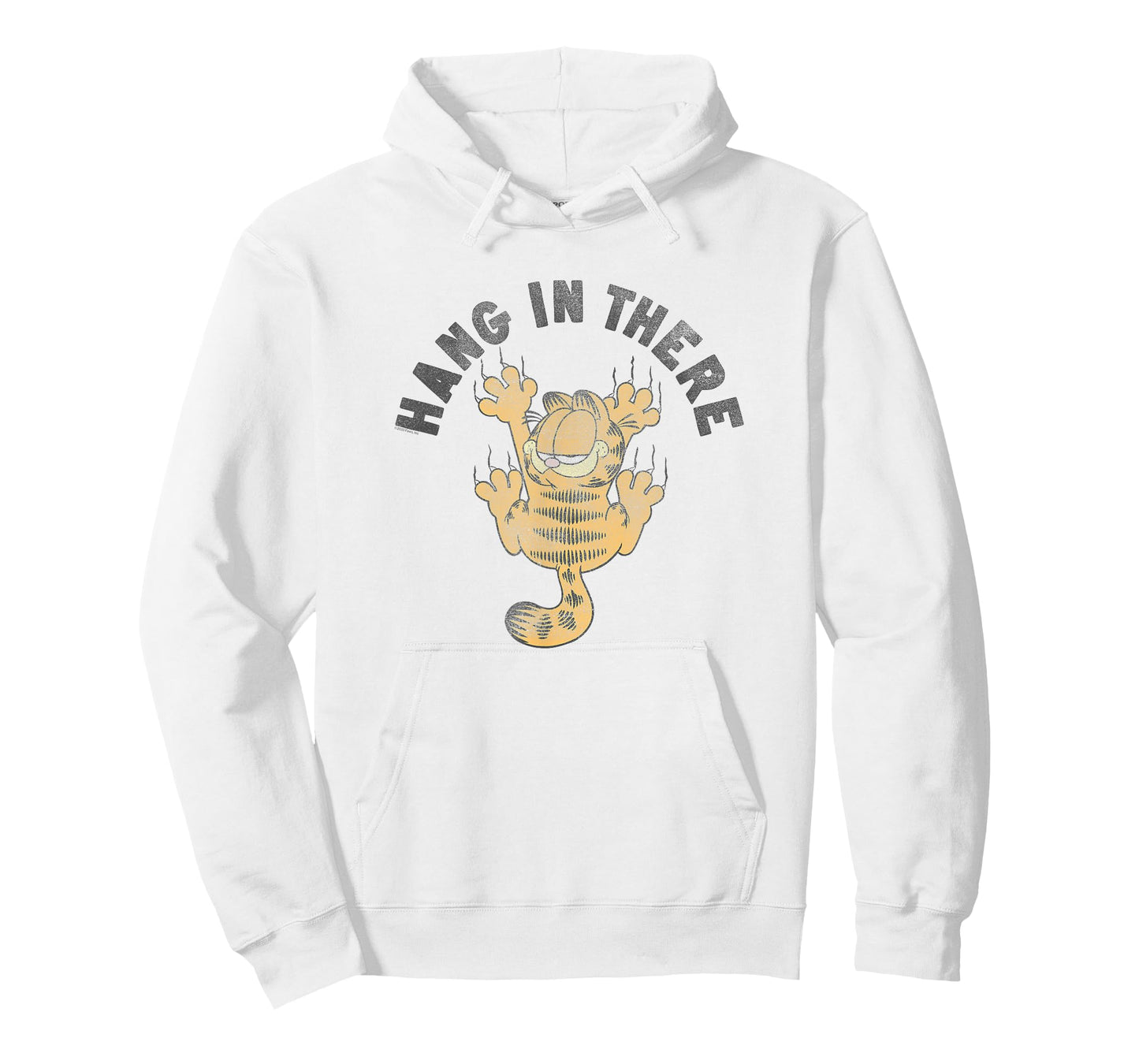 Garfield Hang in There Claw Marks Cartoon Cat T-Shirt