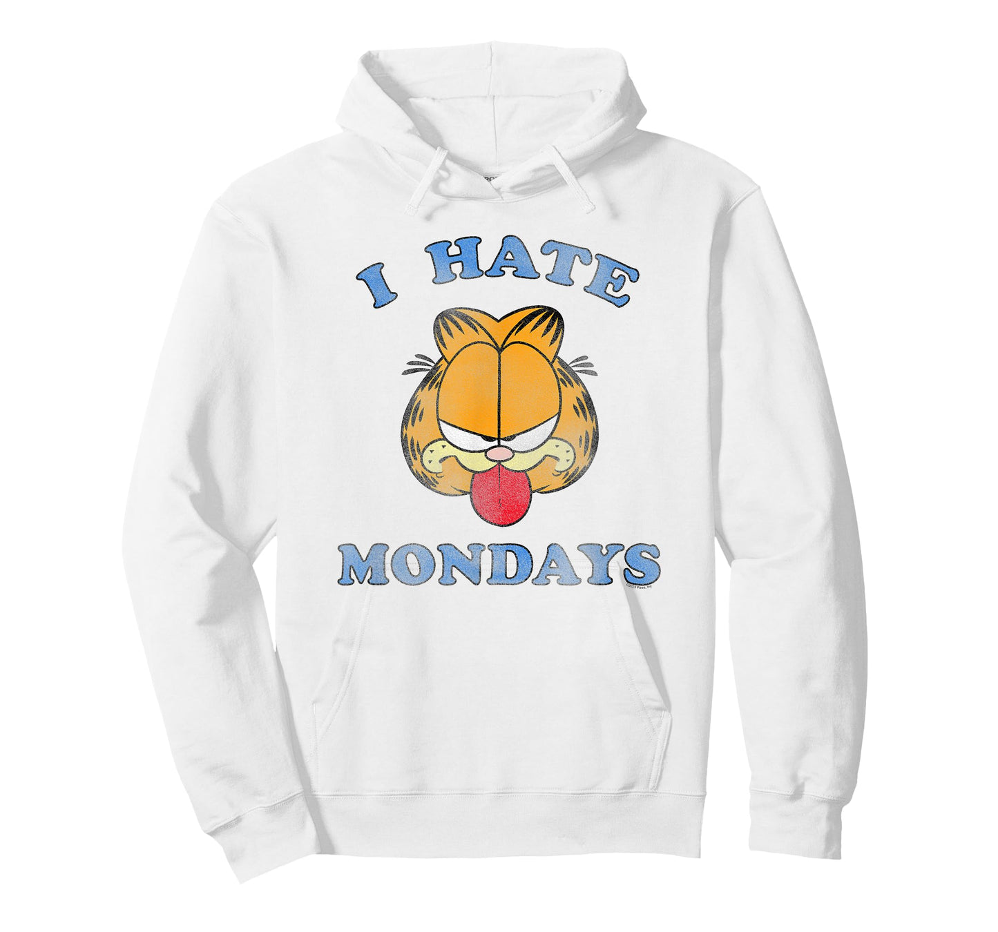 Garfield I Hate Mondays Funny Vintage Cartoon Cat T-Shirt