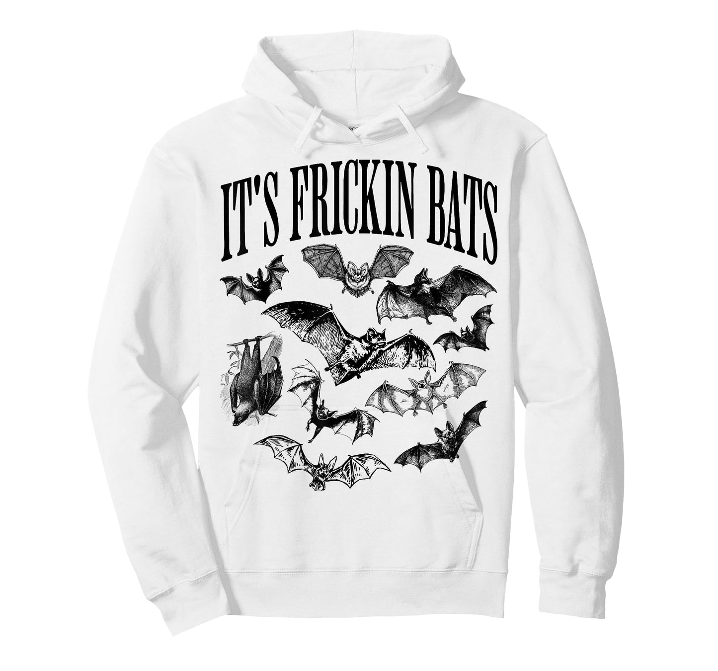 Vintage It's Frickin Bats, Funny and Spooky Halloween Bats T-Shirt