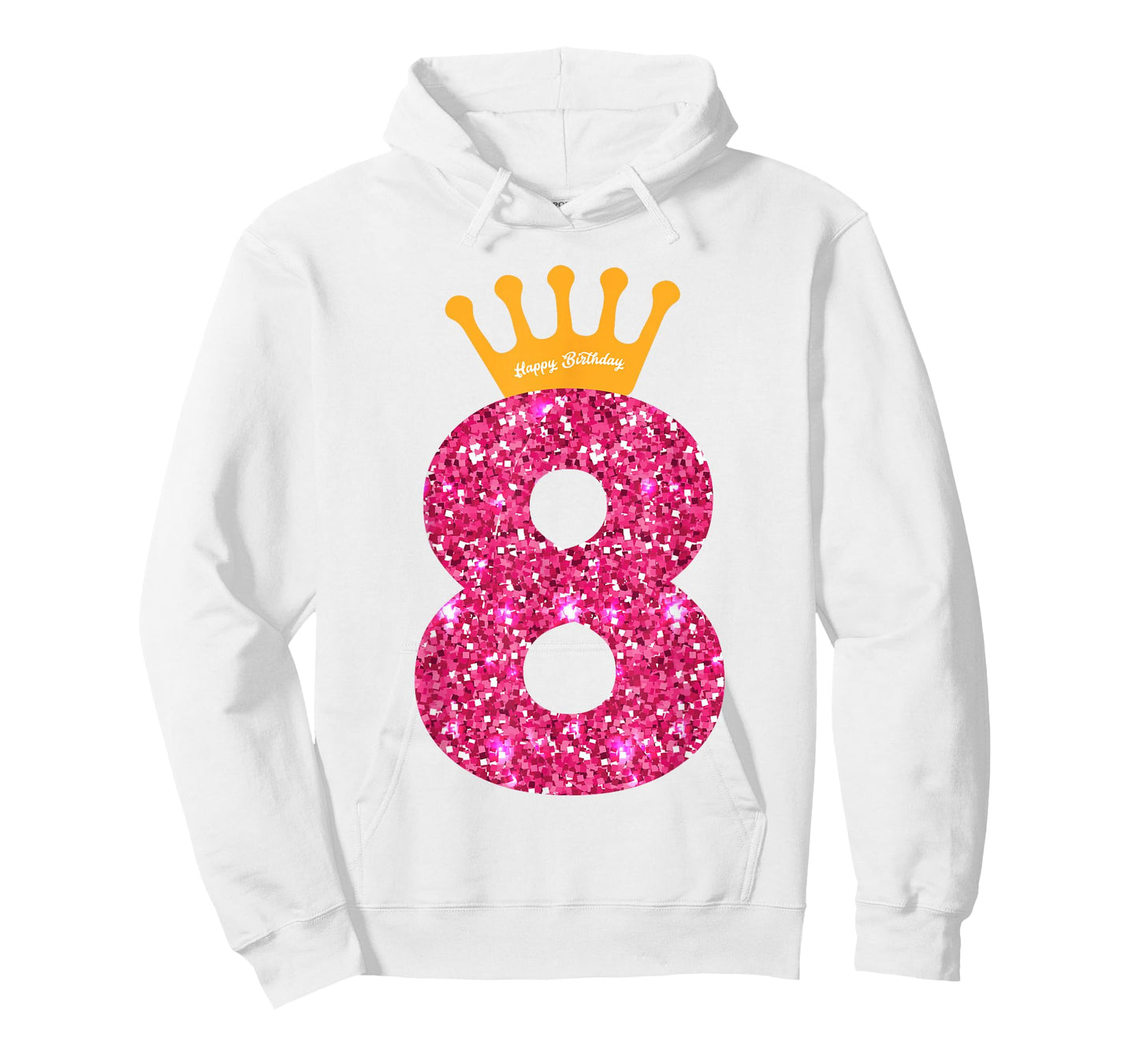 Happy Birthday Shirt, Girls 8th Party 8 Years Old Bday T-Shirt