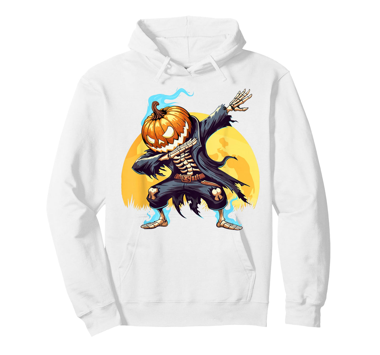 Dabbing Skeleton Headless Pumpkin Dab Dance Boys Halloween T-Shirt