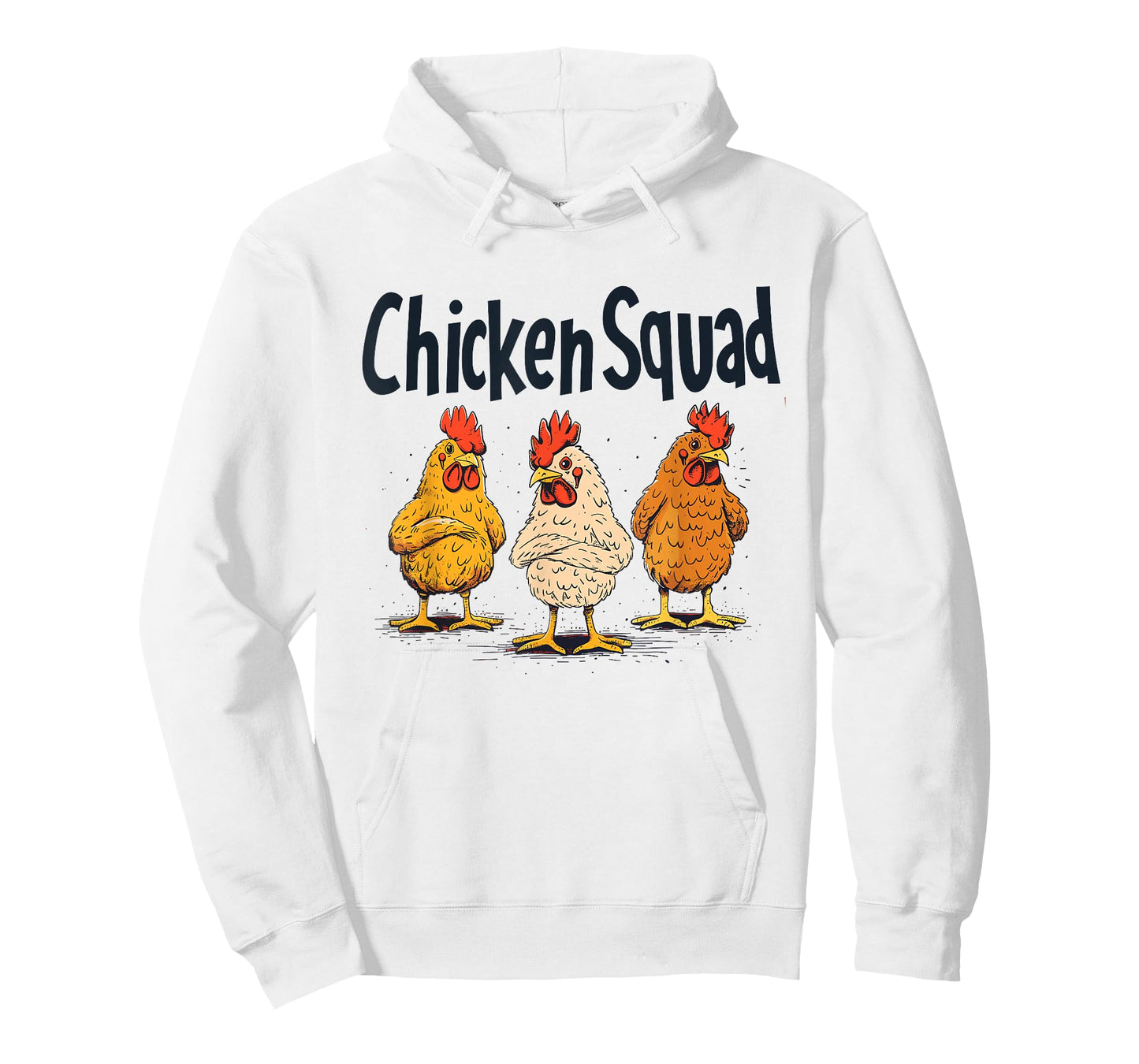 Chicken Squad Funny Farm Animal Lover Humor Pun Poultry Hen T-Shirt