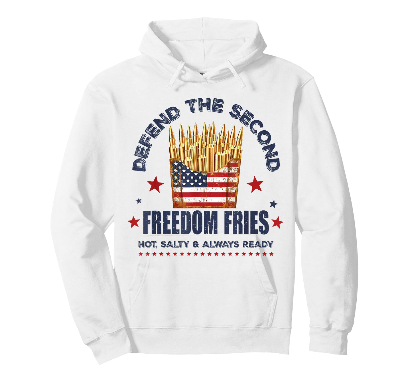 Defend The Second Freedom Fries 2nd Amendment American Flag T-Shirt
