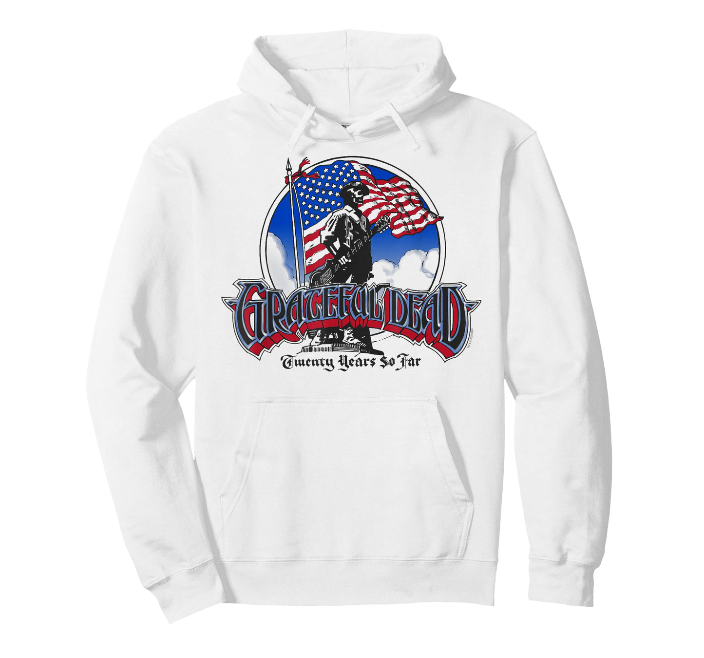 Grateful Dead Twenty Years So Far American Flag Vintage Band T-Shirt