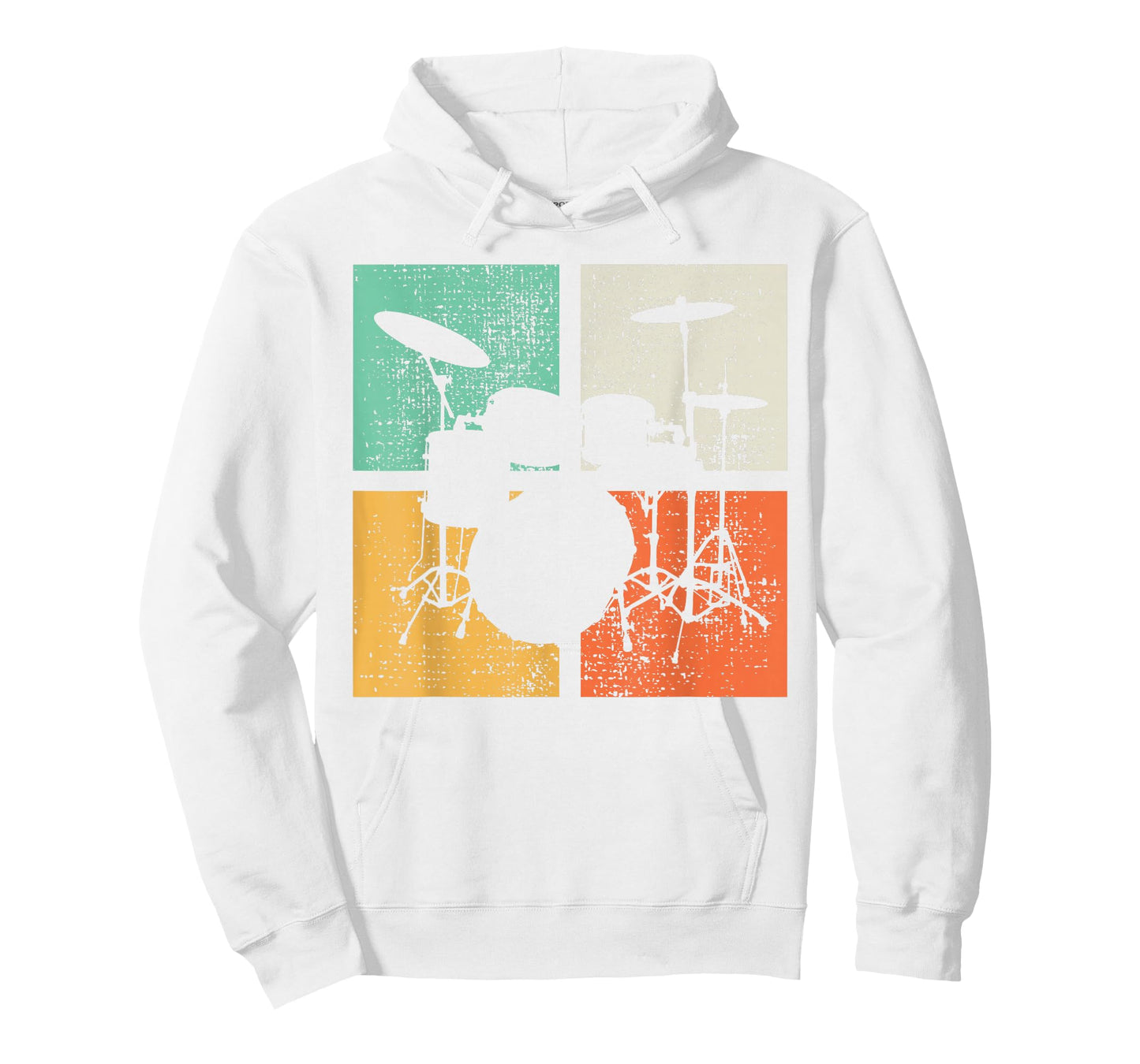 Drums Drummer Vintage Retro Drum Set T-Shirt