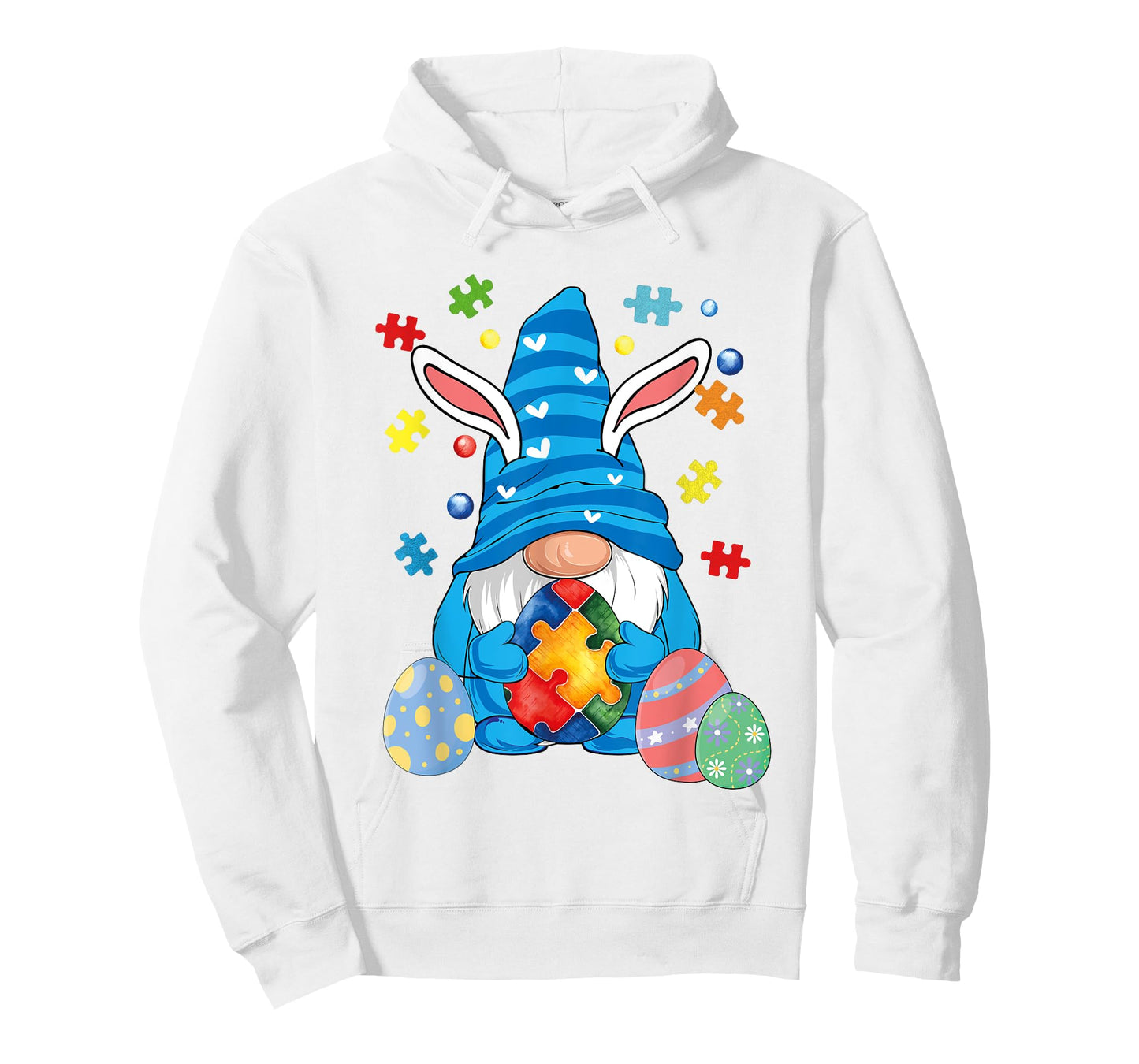 Autism Easter Gnome Autism Awareness Easter Day Gnomes Egg T-Shirt