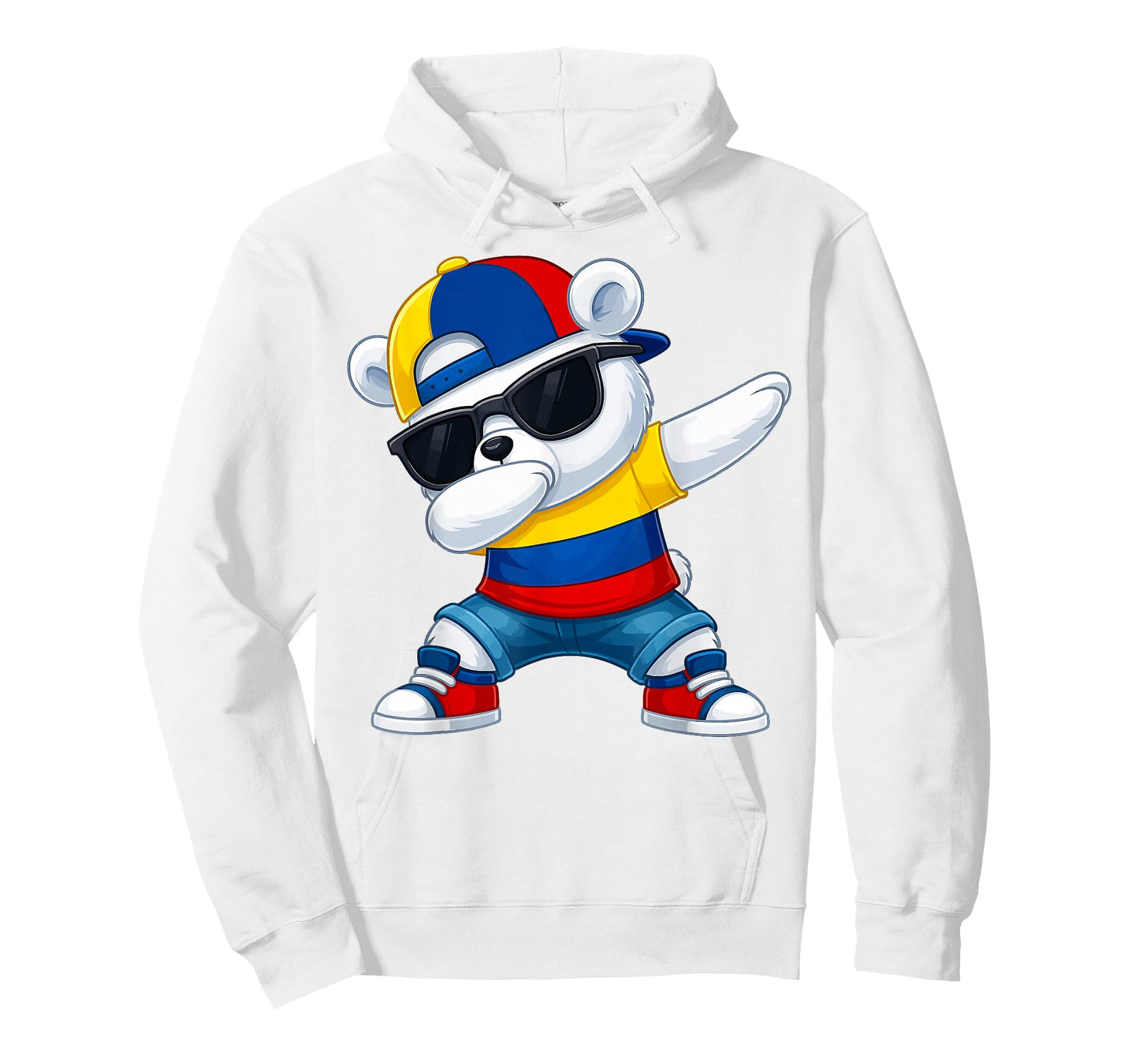 Colombian Bear Patriotic Colombia Dabbing Dab Boys Kids 2025 T-Shirt