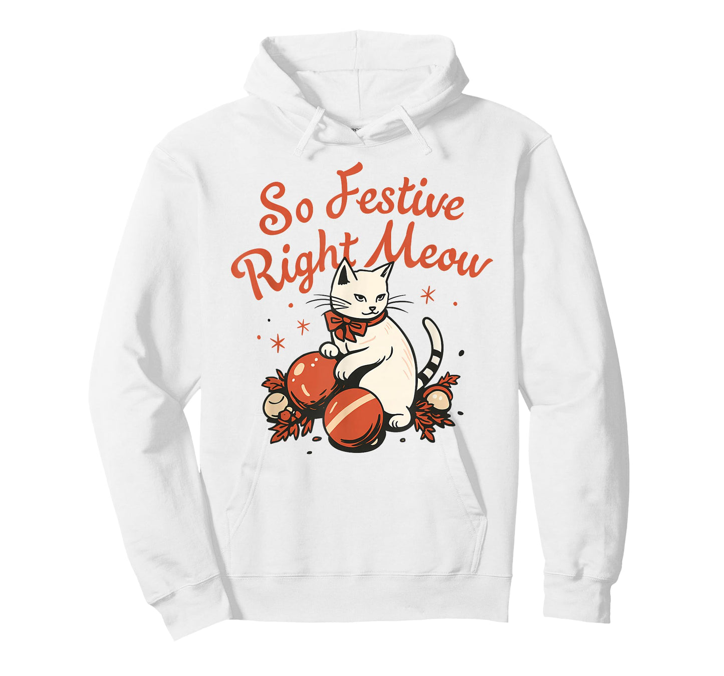 So Festive Right Meow Funny Christmas Santa Holiday T-Shirt