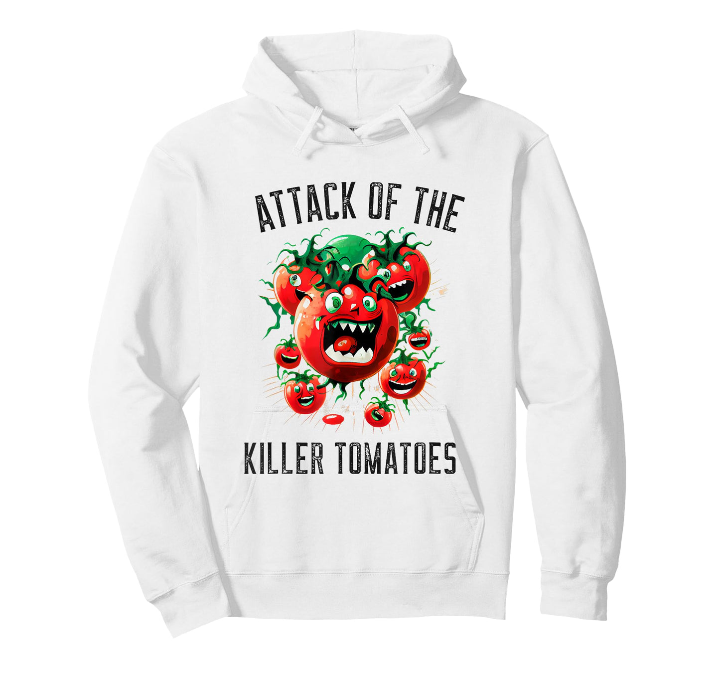 Attack of the Killer Tomatoes Vegan Vegetarian Garden T-Shirt