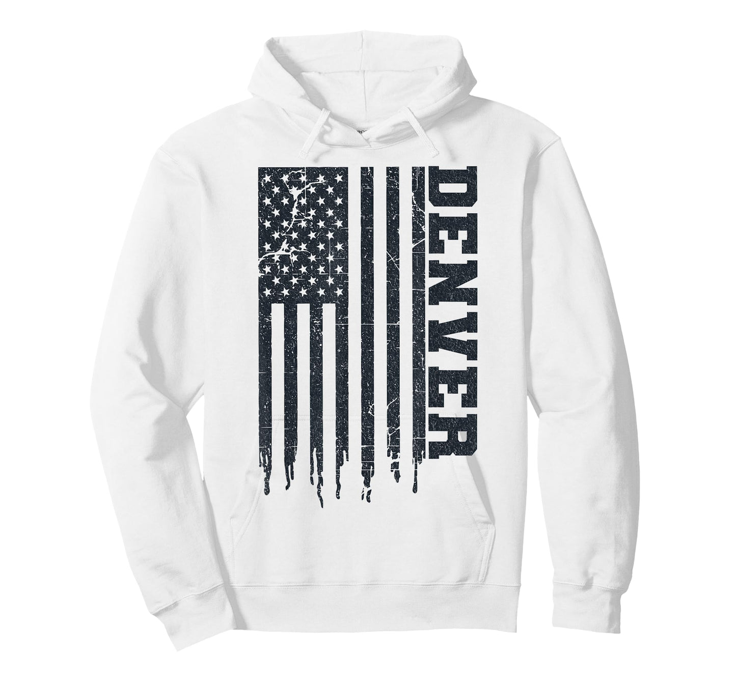 Patriotic Denver Home Pride USA Flag Iconic Denver T-Shirt