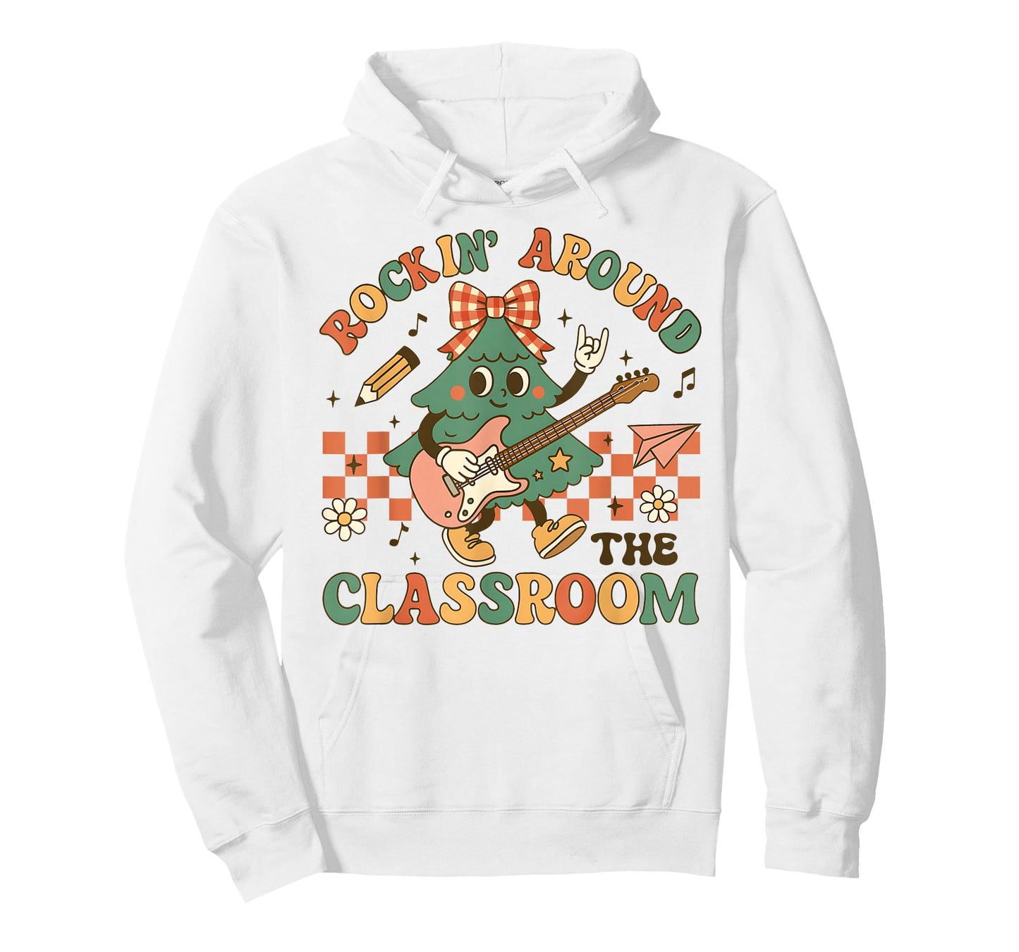 Christmas Tree Rockin' Around The Classroom Teacher Student T-Shirt