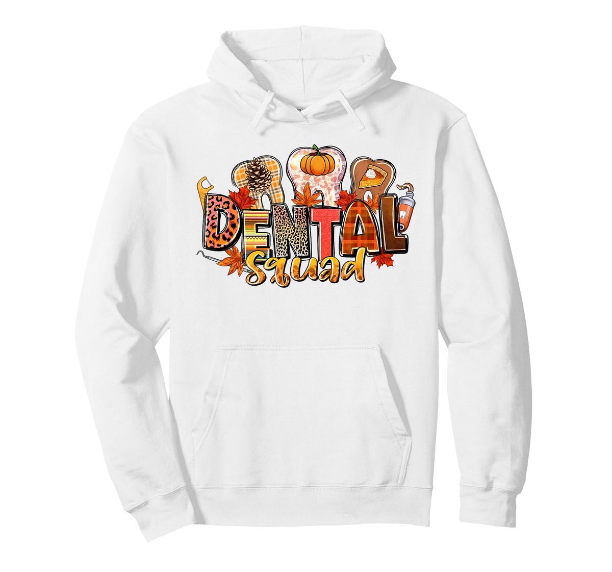 Funny Dental Squad Teeth Dentist Autumn Fall Thanksgiving T-Shirt