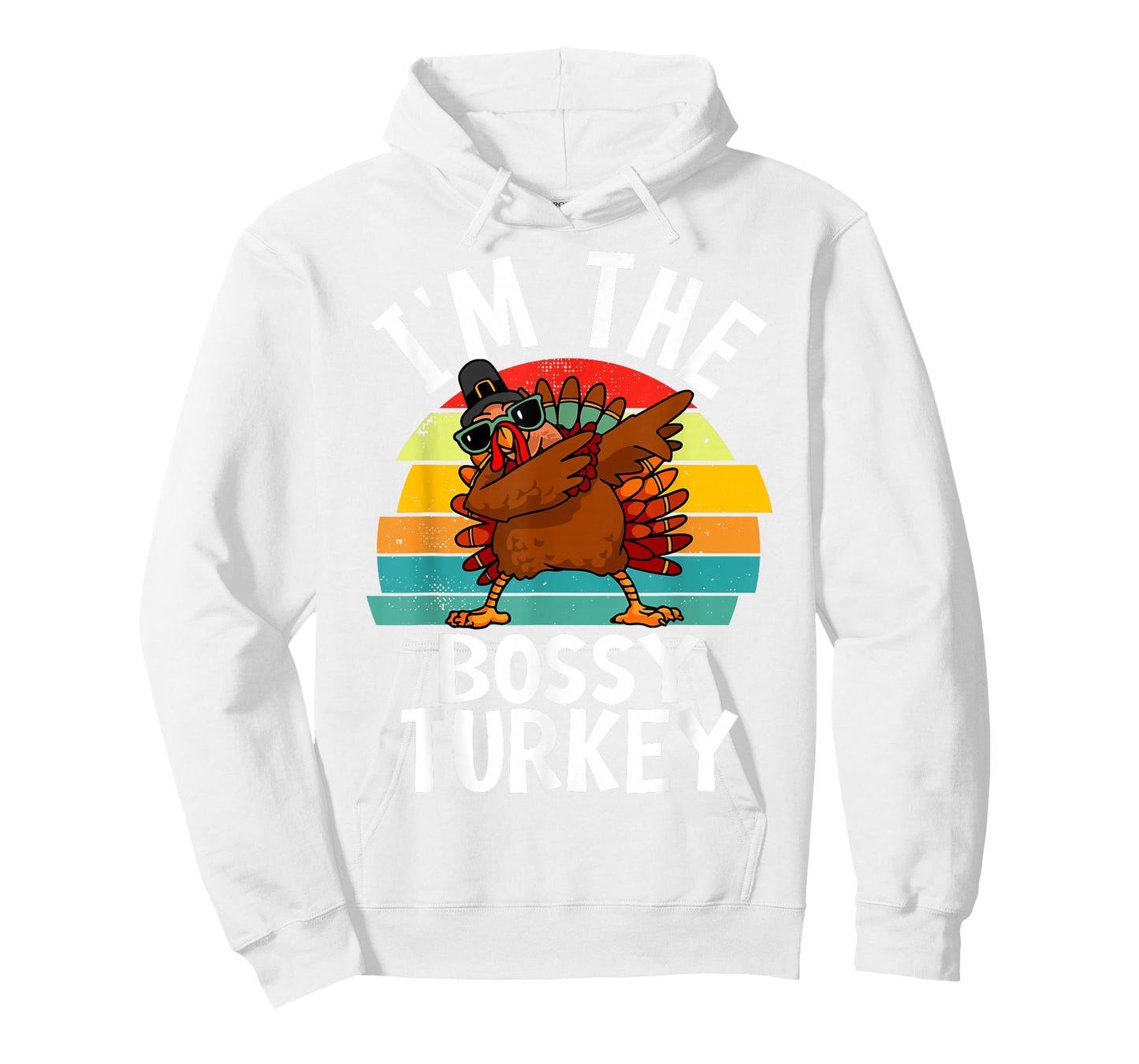 Cute I'm Bossy Turkey Shirt Thanksgiving Costume Boy Toddler T-Shirt
