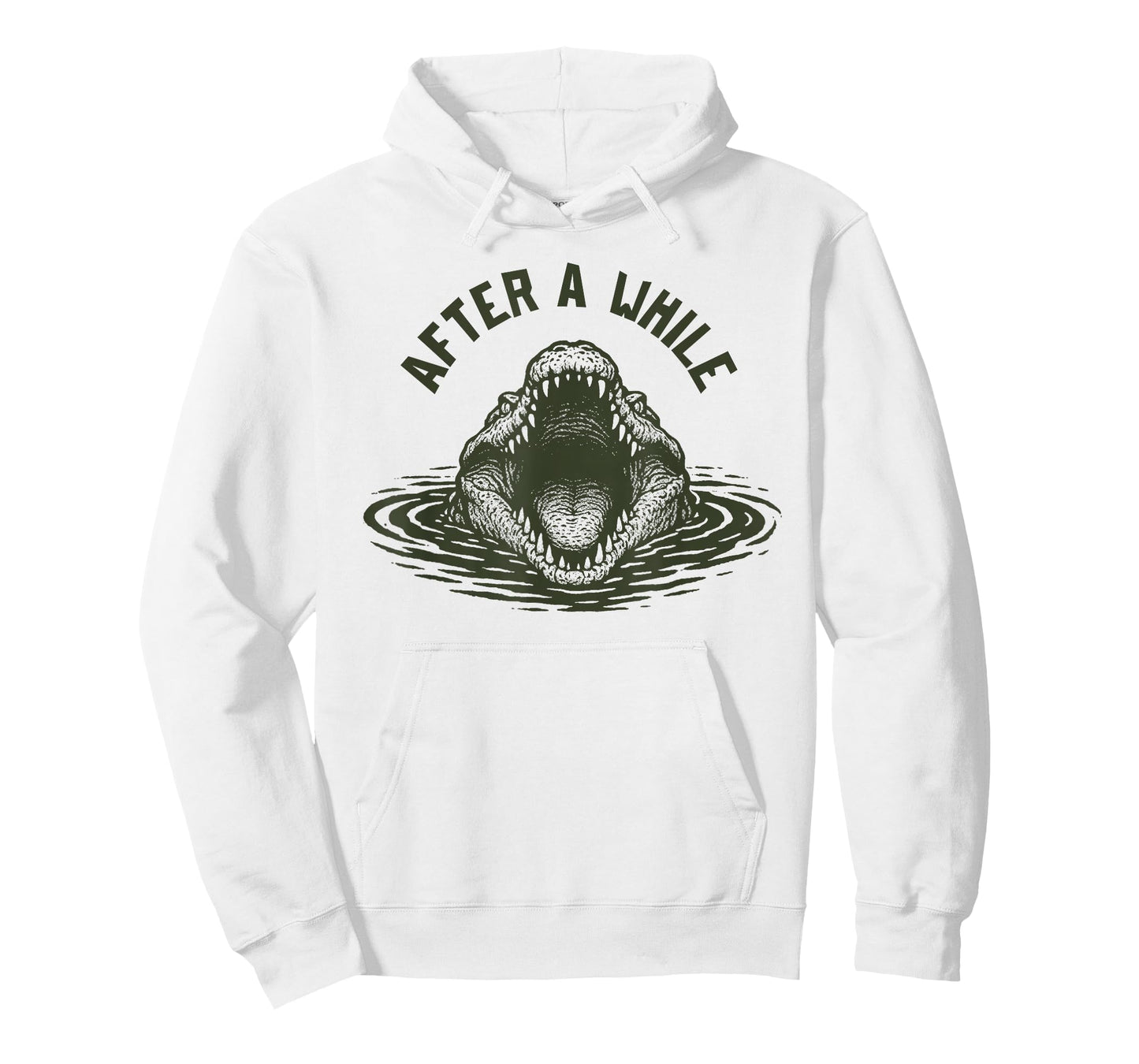 After A While Crocodile Funny Animal Graphic Meme T-Shirt