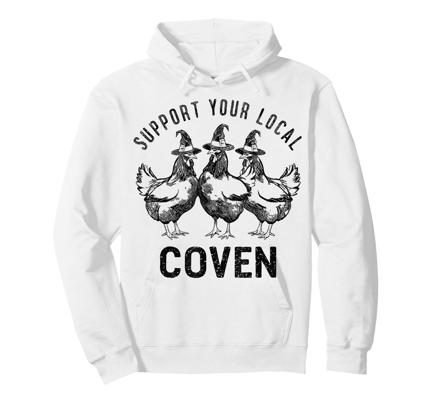 Chicken Support your local Coven Witch, Farm Lover T-Shirt
