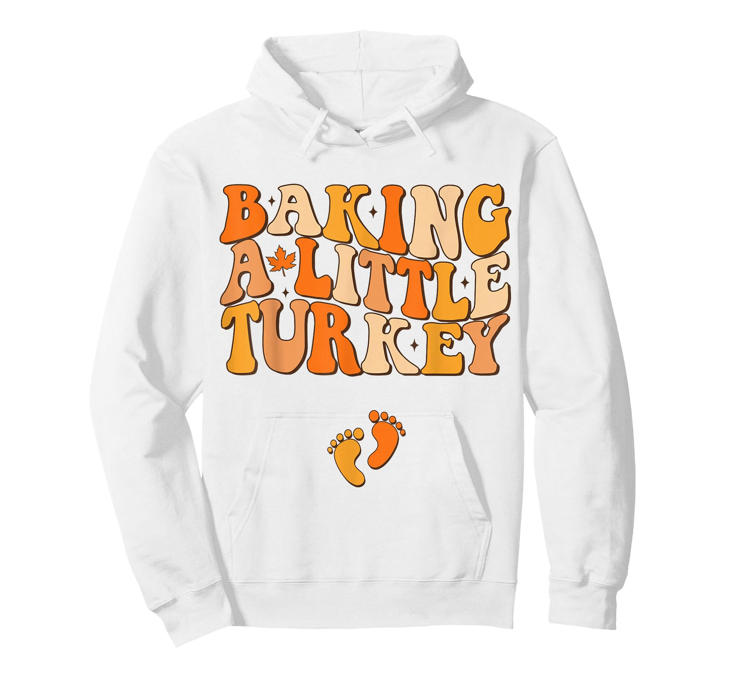 Baking A Little Turkey Thanksgiving Pregnancy Announcement T-Shirt