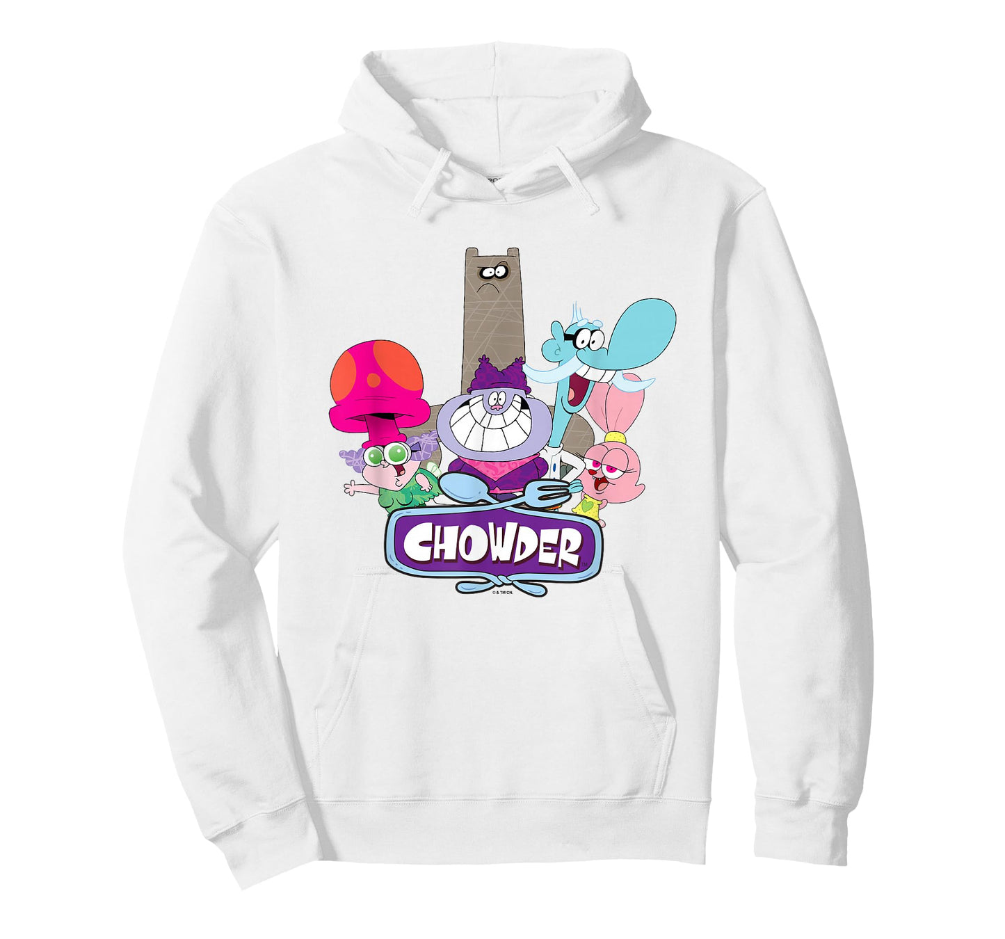Chowder Main Characters Group Shot Logo T-Shirt