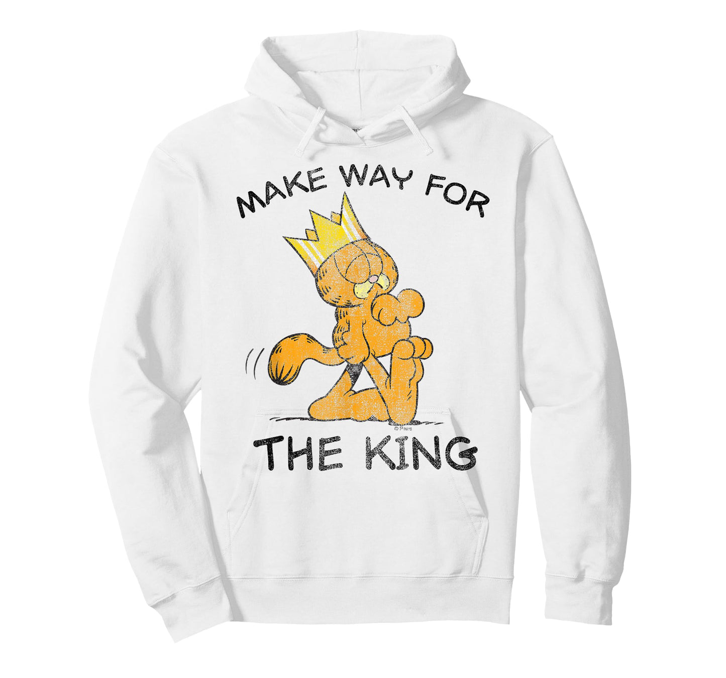 Garfield Make Way for The King Cartoon Cat T-Shirt
