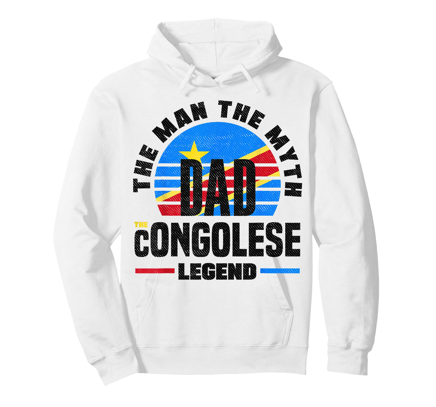 Congolese DR Congo Congolese Flag Fathers Day T-Shirt