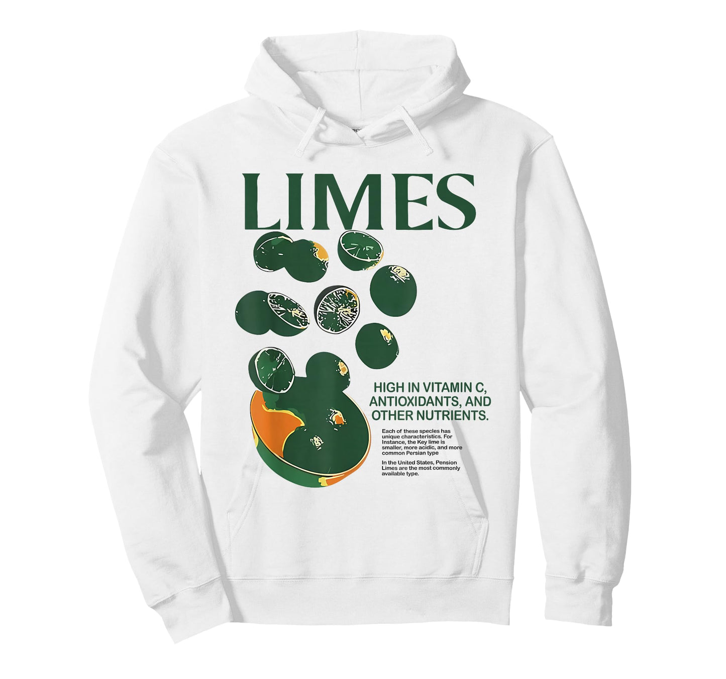 Retro Vintage Limes Graphic Vegetables Lemon Women and Men T-Shirt