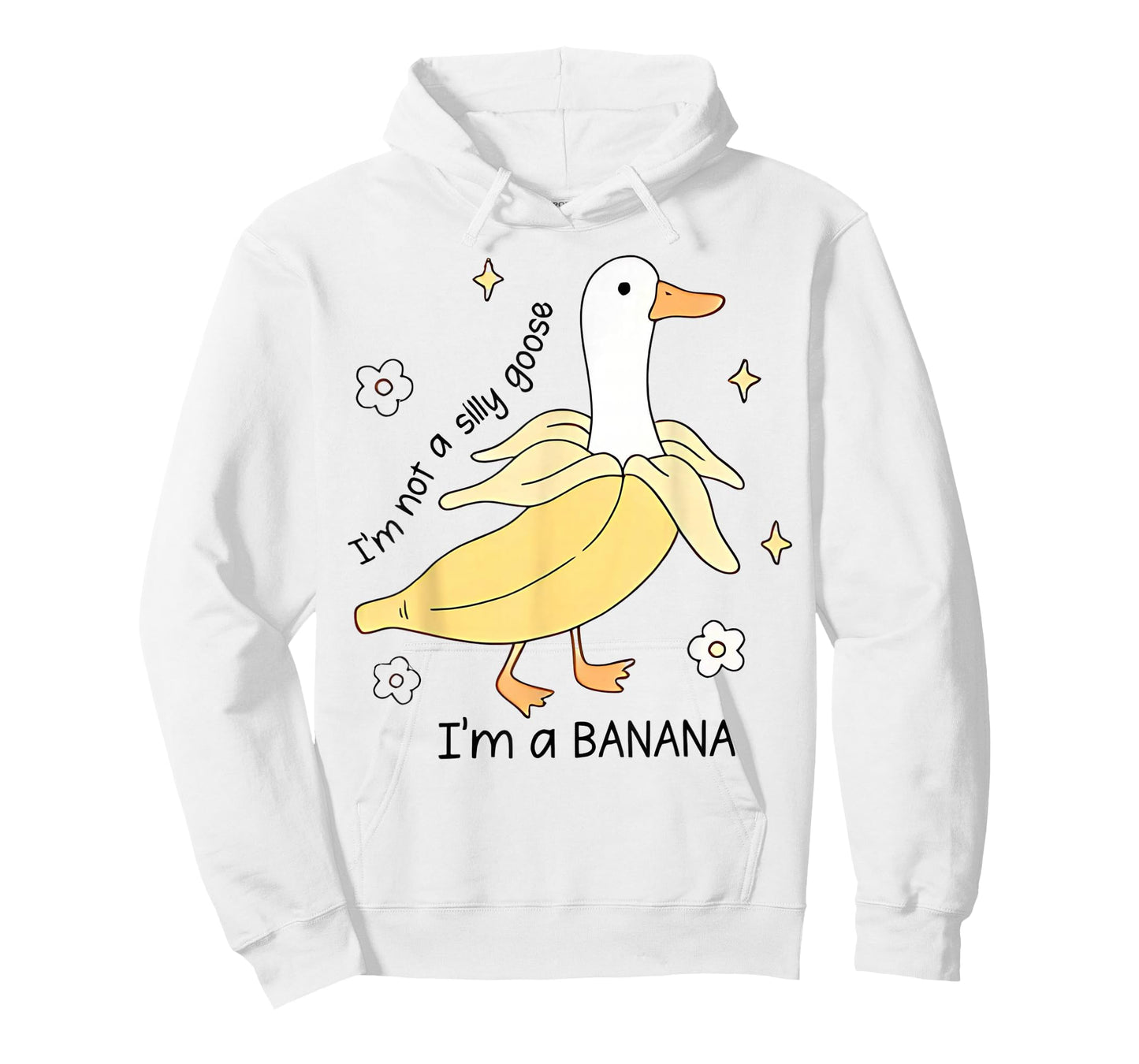 Funny Goose Banana Im Not a Silly Goose Meme For Men & Women T-Shirt