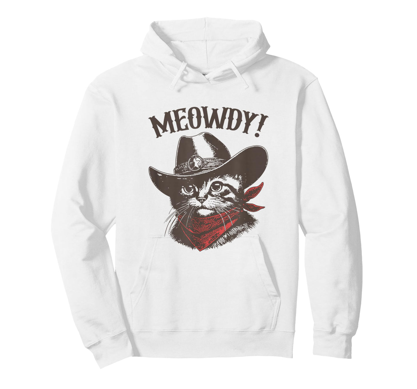 Meowdy Cat Cowboy Cat Country Western Funny Cat T-Shirt