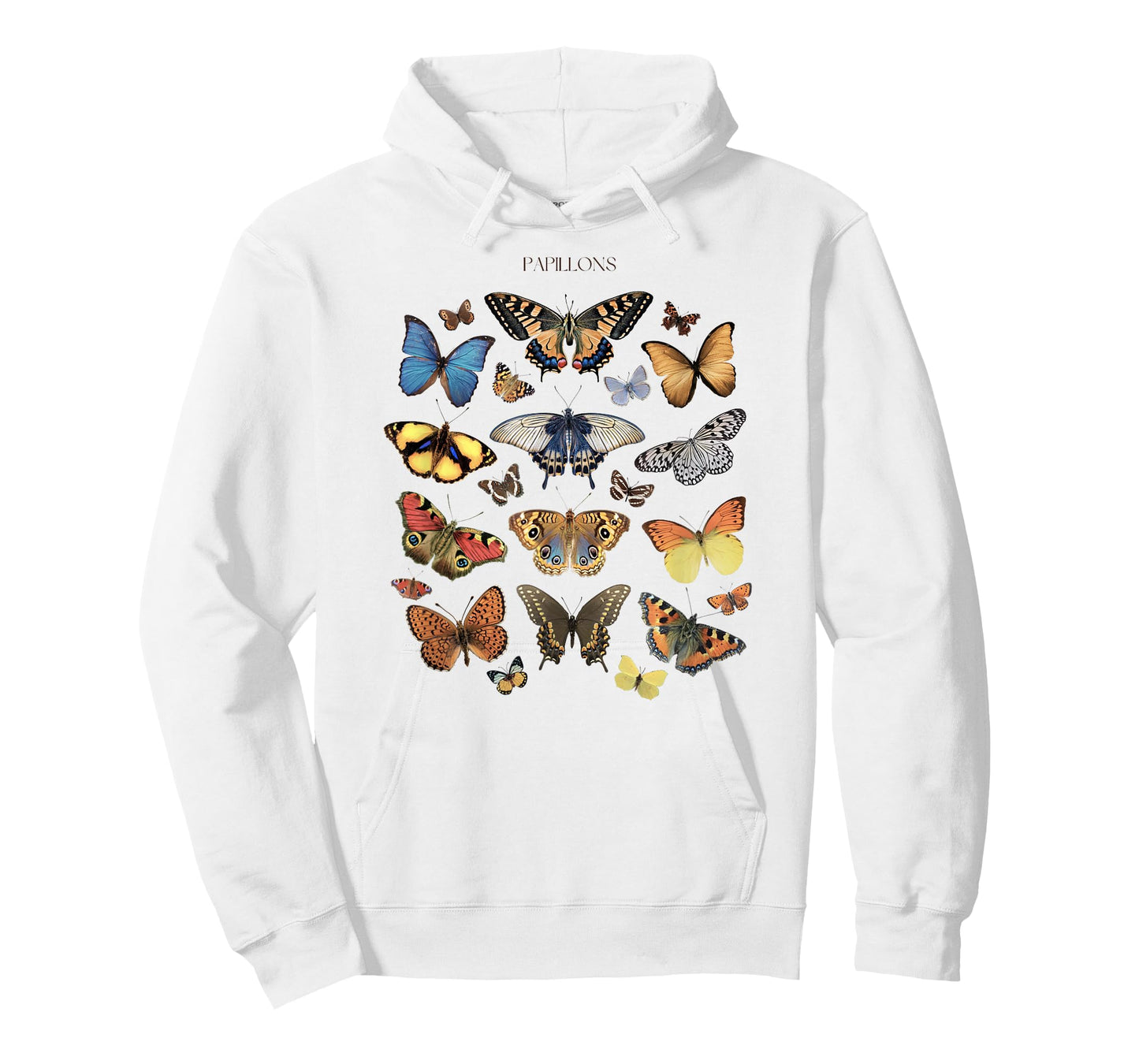 Entomology Butterfly Papillons Collage Lepidoptera Vintage T-Shirt