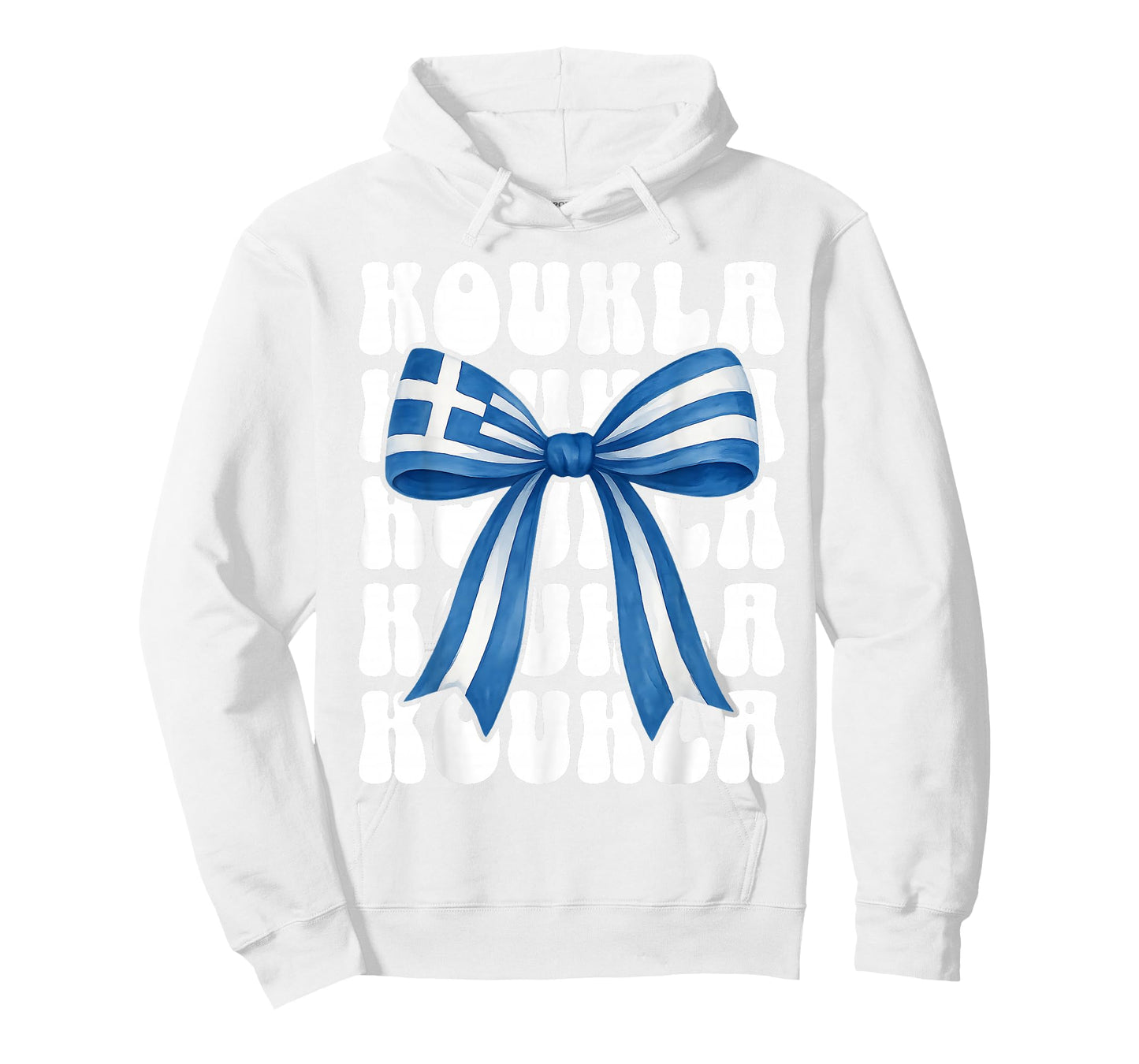Koukla Greek Coquette Bow Greek Flag Cute Greek Girl Koukla T-Shirt
