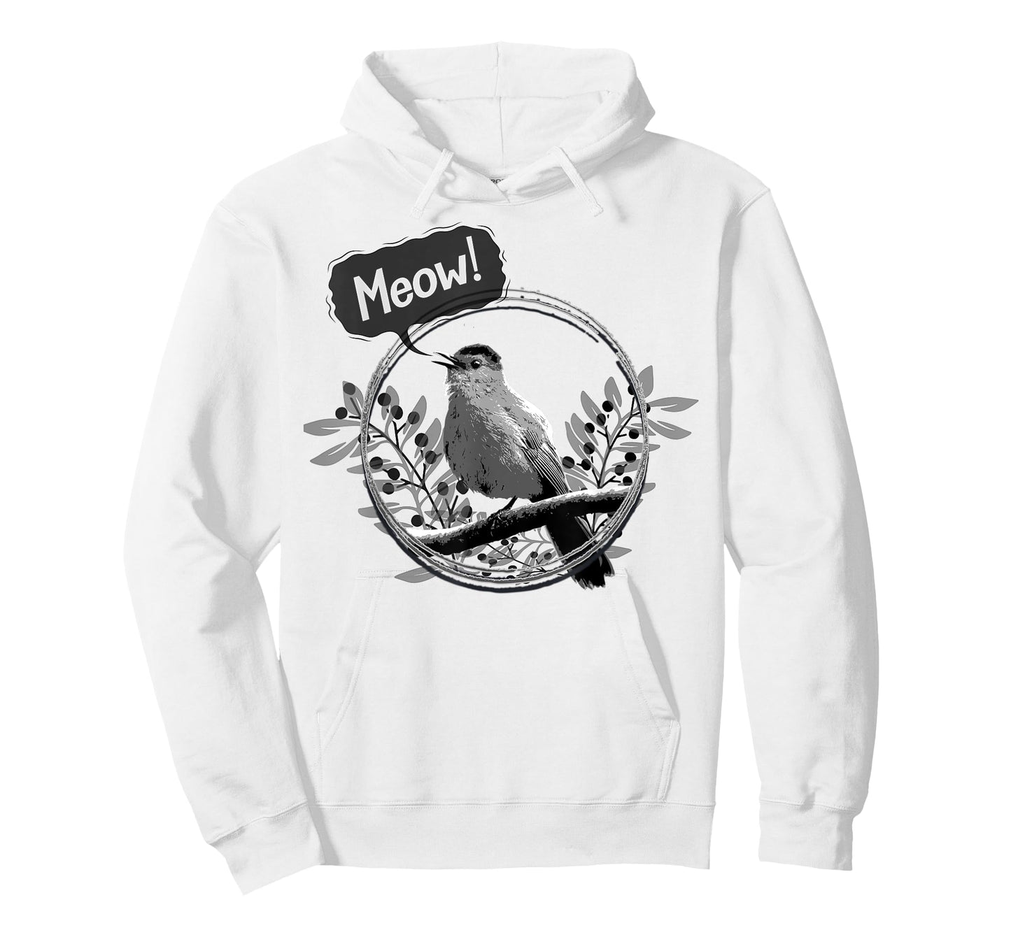 Funny Gray Catbird Meow Bird Birdwatching T-Shirt