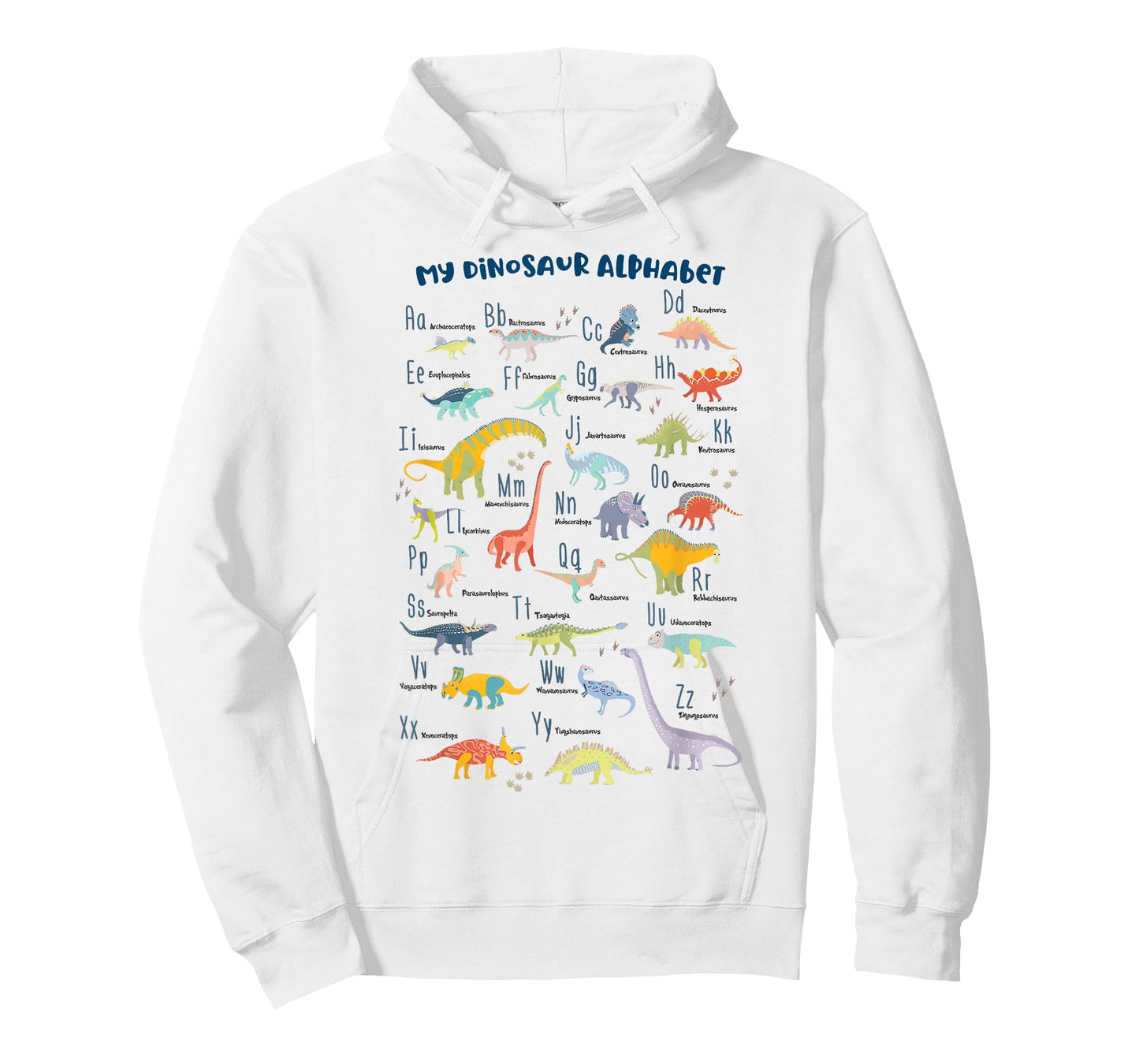 ABC Dino Identification A-Z Types of Dinosaurs Alphabet T-Shirt