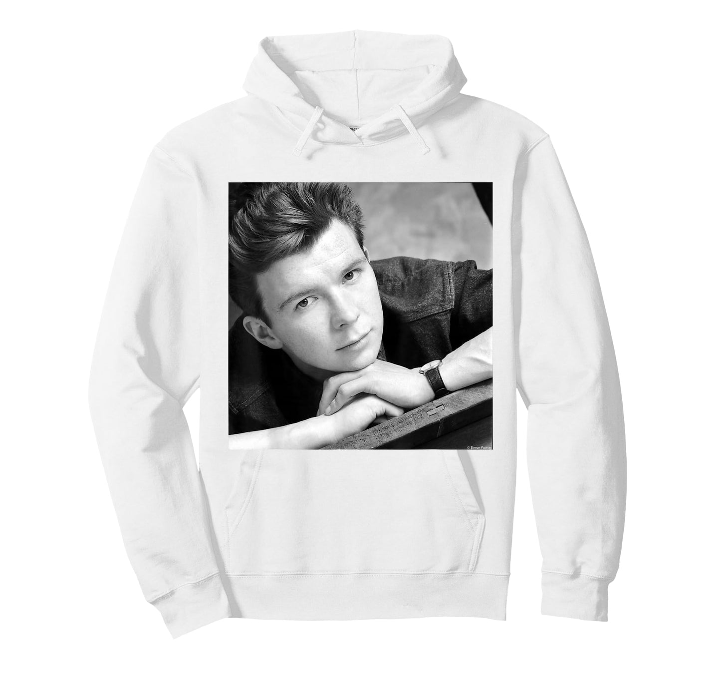 Rick Astley Never Gonna Give You Up Portrait By Simon Fowler T-Shirt
