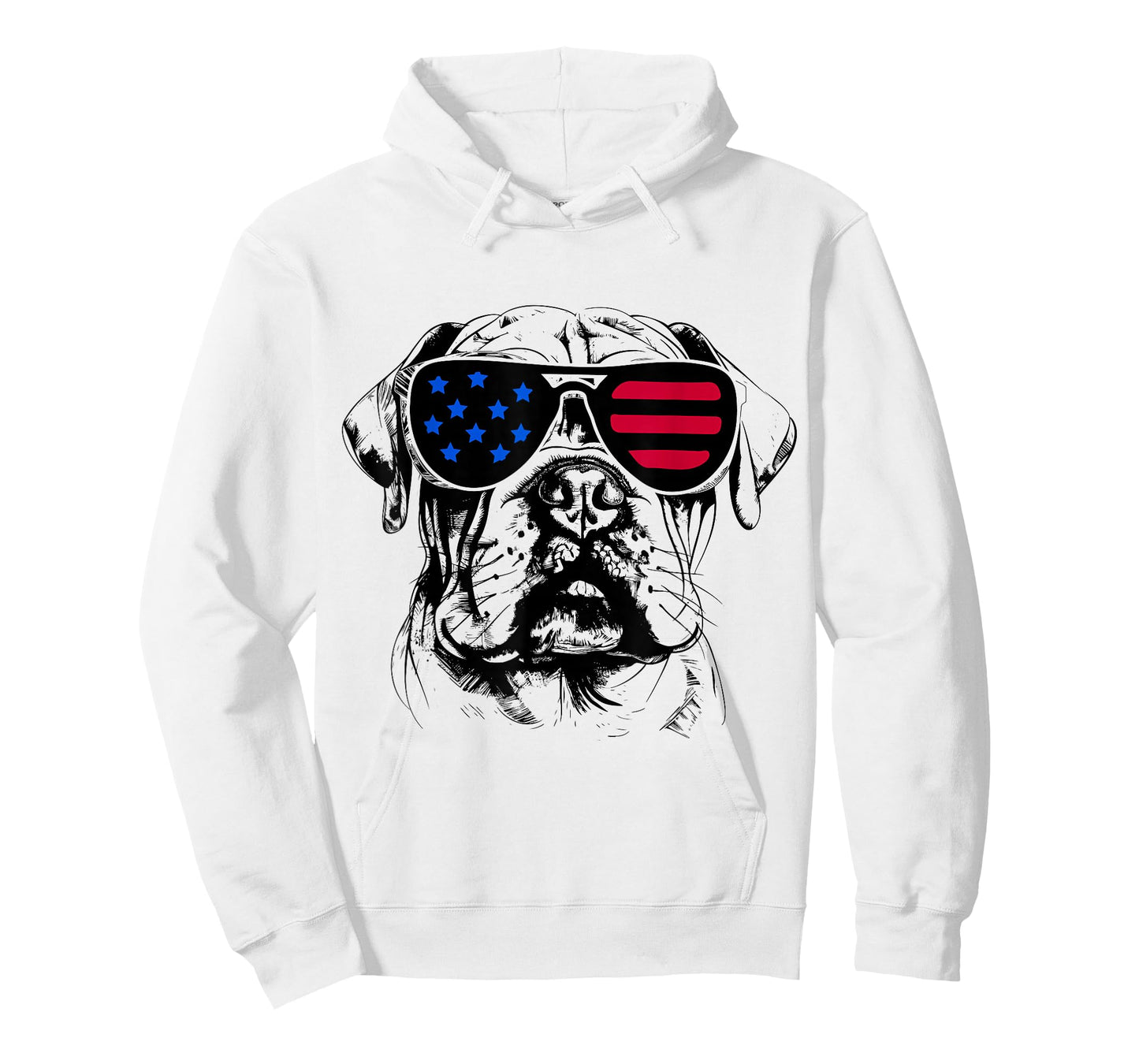 Beabull Dog 4th July America USA Flag T-Shirt