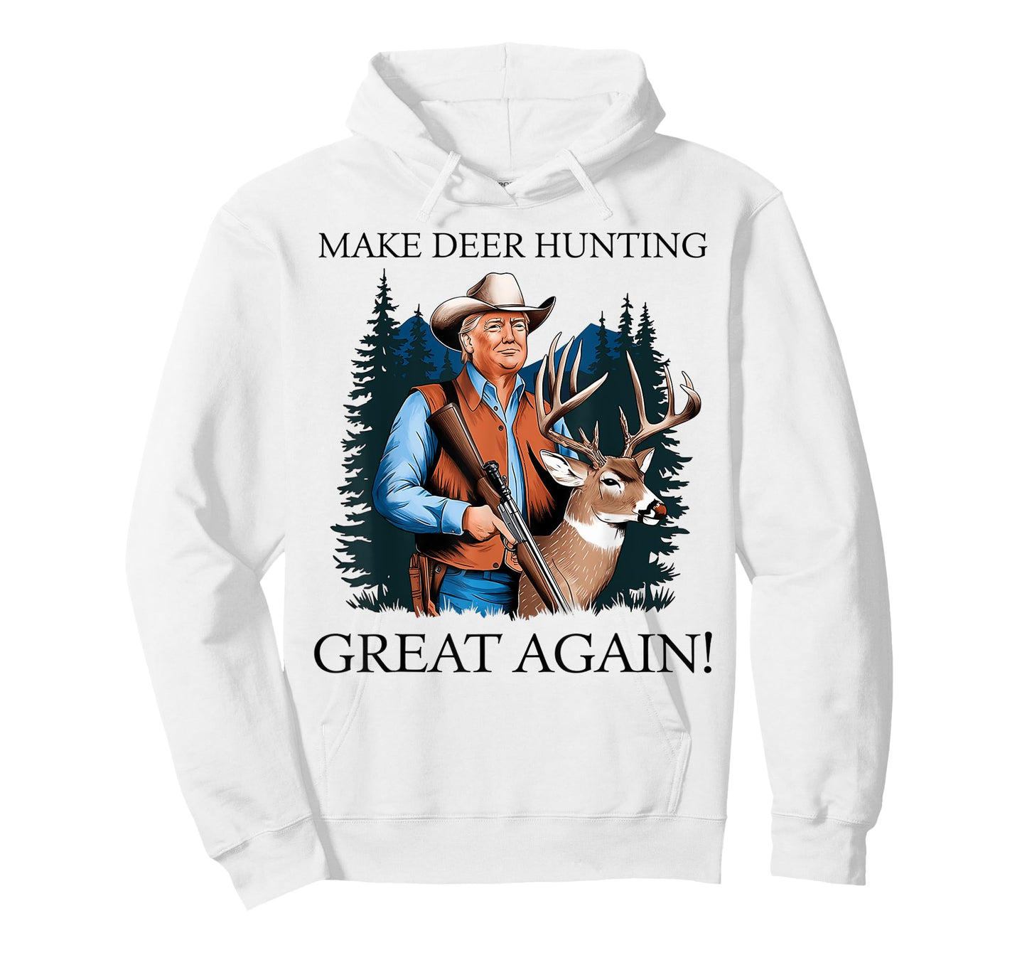 Make Hunting Great Again Deer Duck Hunting Trump 2024 T-Shirt