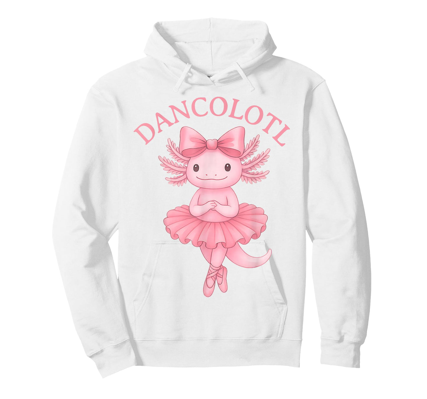 Ballerina Axolotl Coquette Bow Dancolotl Girls Ballet Dance T-Shirt