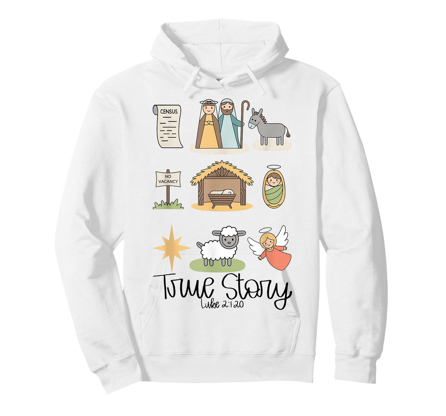 True Story Jesus Nativity Christian Christmas T-Shirt
