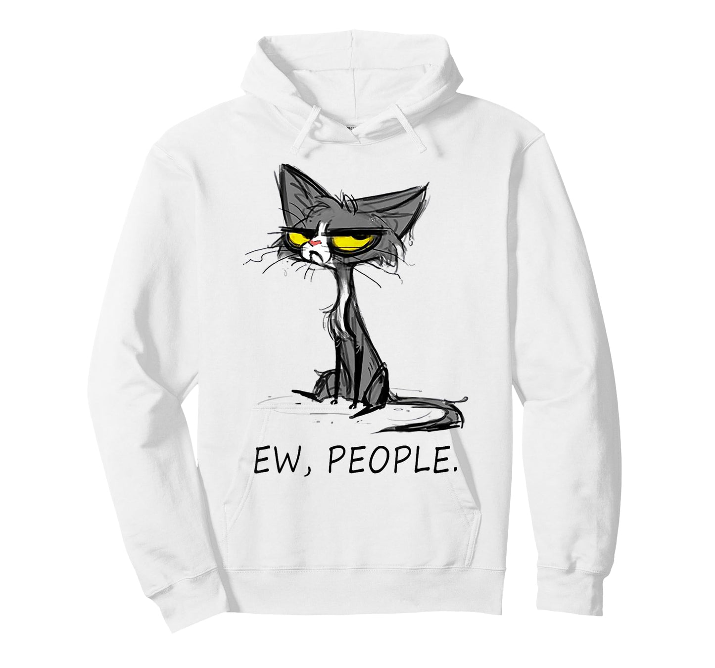Funny Cat Ew People Meowy Cat Lovers Men Womens Gifts T-Shirt