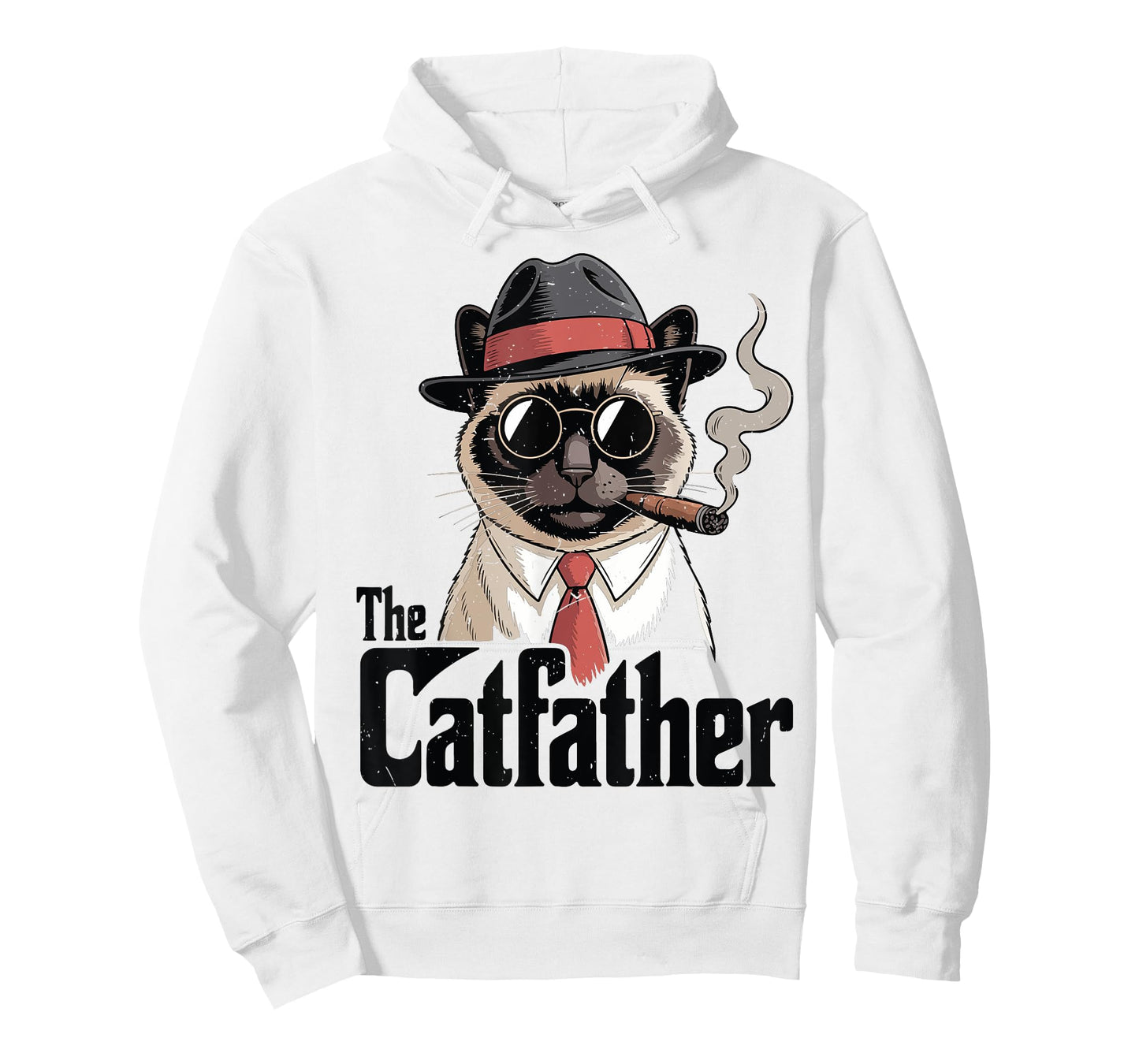 The Catfather Siamese Cat Dad Happy Father Day Gift Daddy Men Women T-Shirt