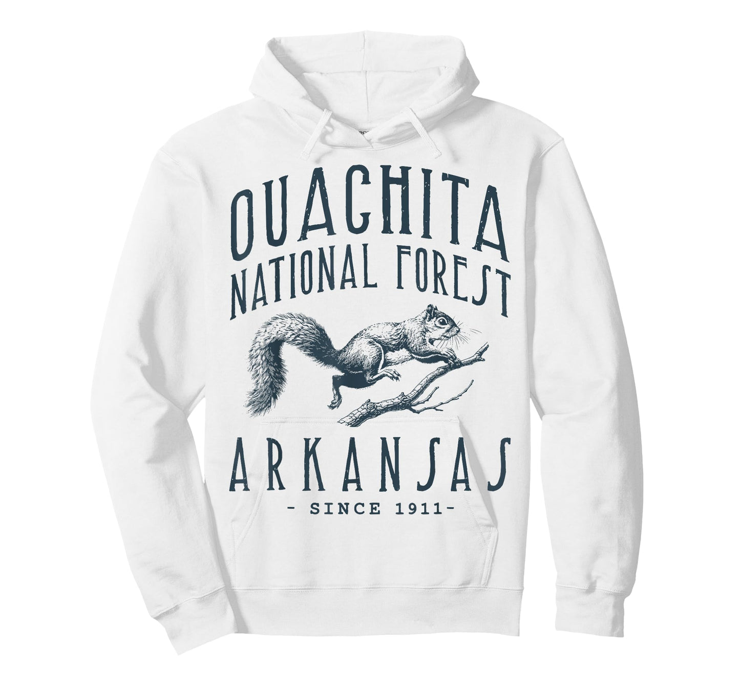 OUACHITA NATIONAL FOREST SQUIRREL RETRO DESIGN T-Shirt