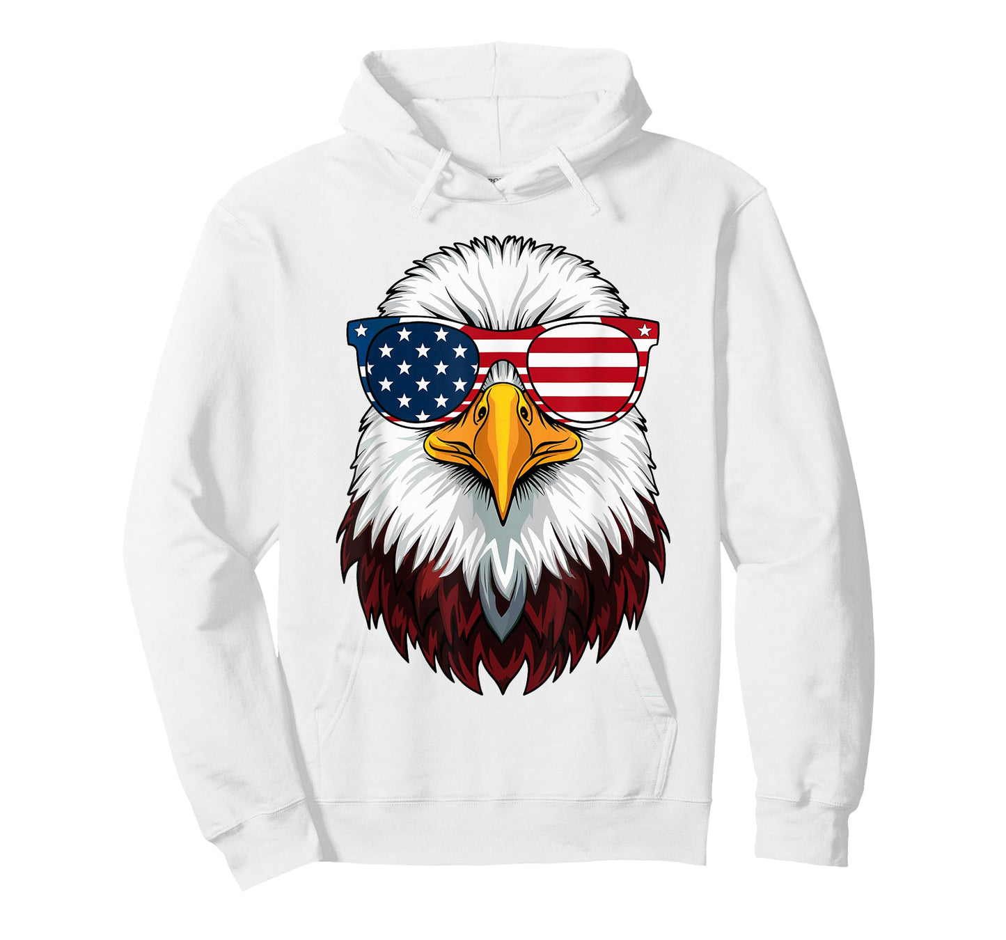 American Flag Patriotic Eagle Shirt Men Boys 4th of July T-Shirt