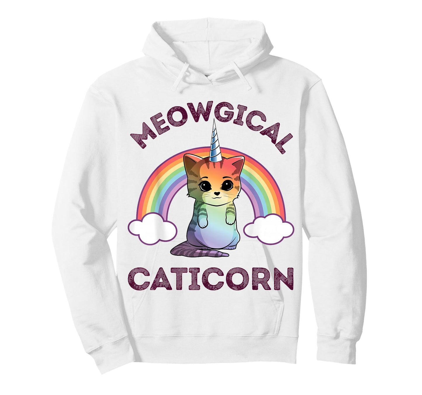 Meowgical Caticorn T Shirt Cat Unicorn Girls Women Kittycorn T-Shirt