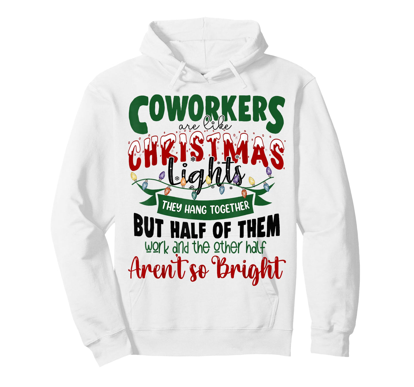 Coworkers Are Like Christmas Lights Funny Office Xmas Party T-Shirt